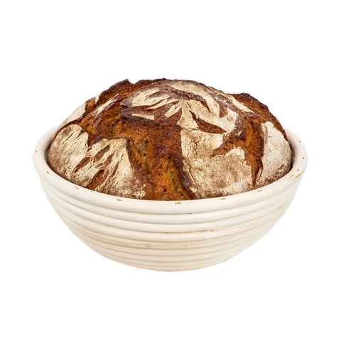 BigDean Gärkorb rund für Brot-Teig -Brotbackkörbchen, Gärkörbchen