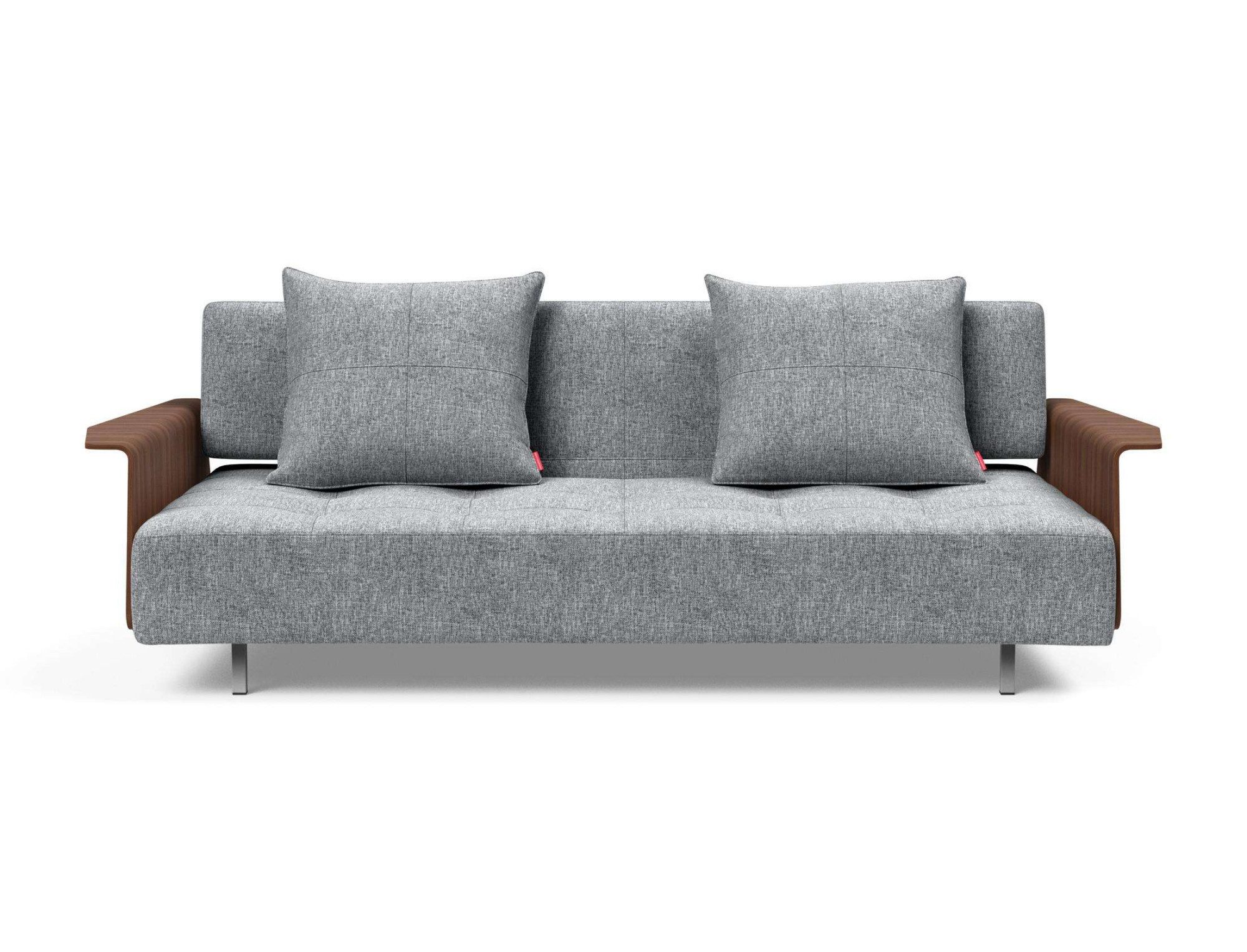 INNOVATION LIVING ™ Schlafsofa Longhorn, Gästebett, Couch, Tagesliege, Bettsofa, Schlaf-, Relax-, oder Sitzposition, Armlehnen, Liegefläche 140x200 cm