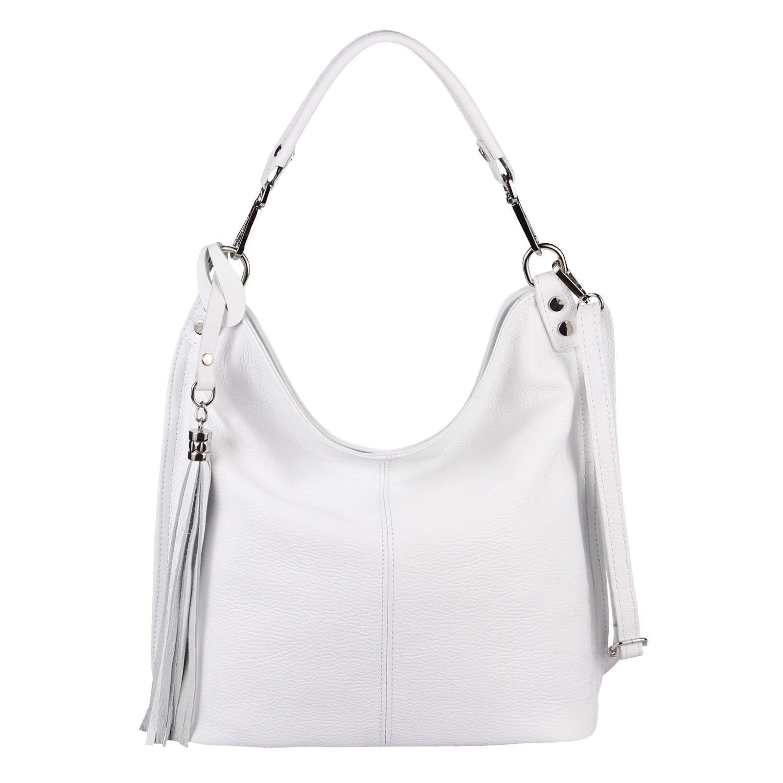 Schultertasche MADE IN ITALY XL Damen Nappa Leder Handtasche Shopper Umhängetasche
