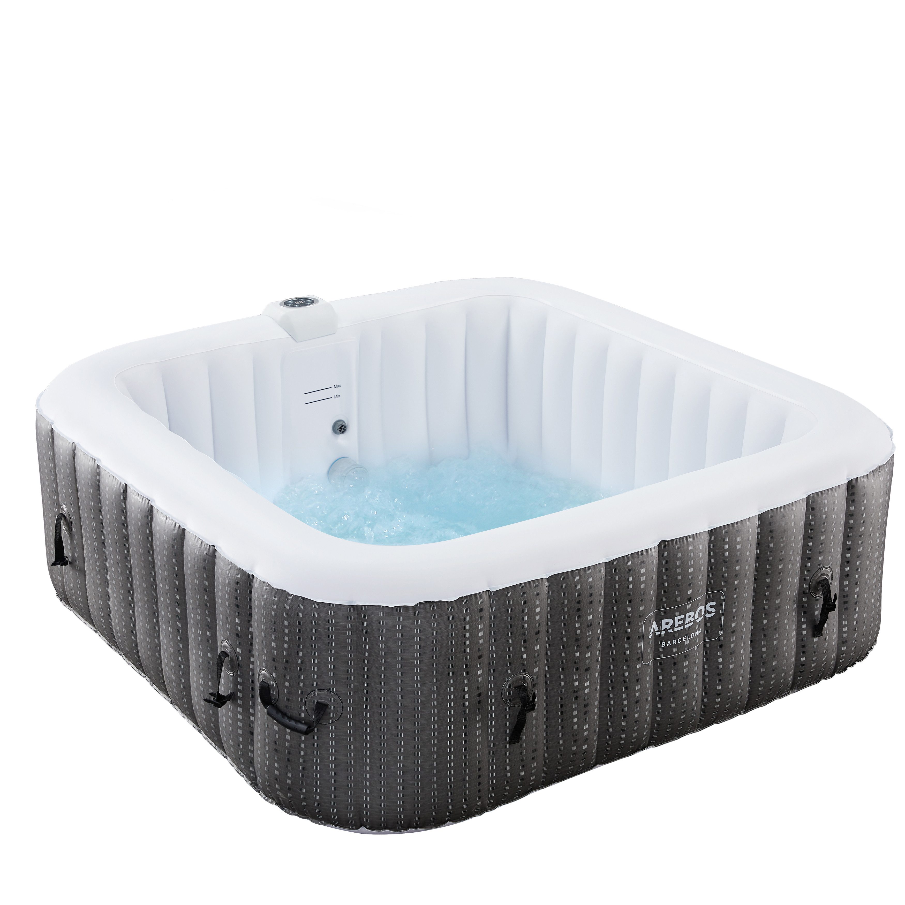 Arebos Whirlpool Aufblasbar, Innen- und Außenbereich, günstig online kaufen