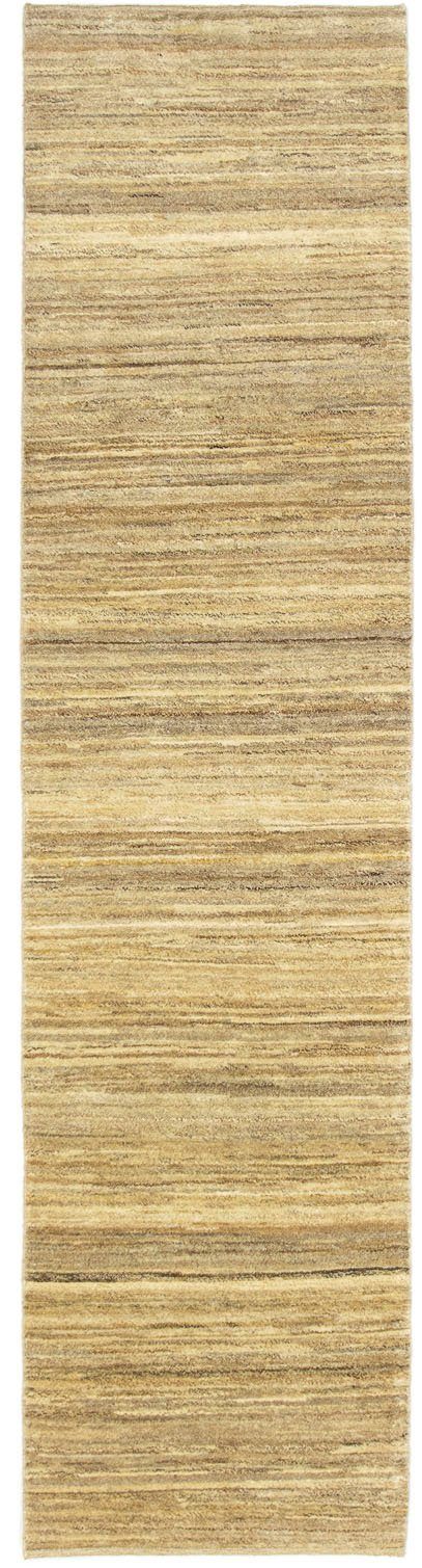 Wollteppich Gabbeh Teppich handgeknüpft naturweiß, morgenland, mm, rechteckig, handgeknüpft 18 Höhe