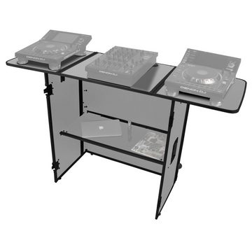 UDG Keyboardständer, Ultimate Fold Out DJ Table White MK2 Plus (Wheels) - DJ Tisch