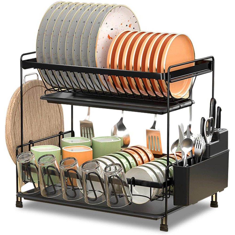 NUODWELL Ablageregal Abtropfgestell Geschirr, Edelstahl Abtropfständer mit günstig online kaufen