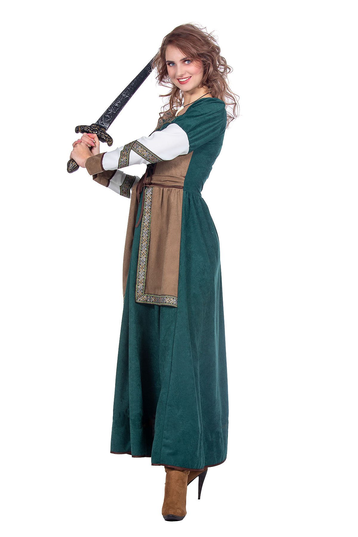 Wilbers Kostüm Wikingerin 'Feyja' Kriegerkleid Kostüm für Damen