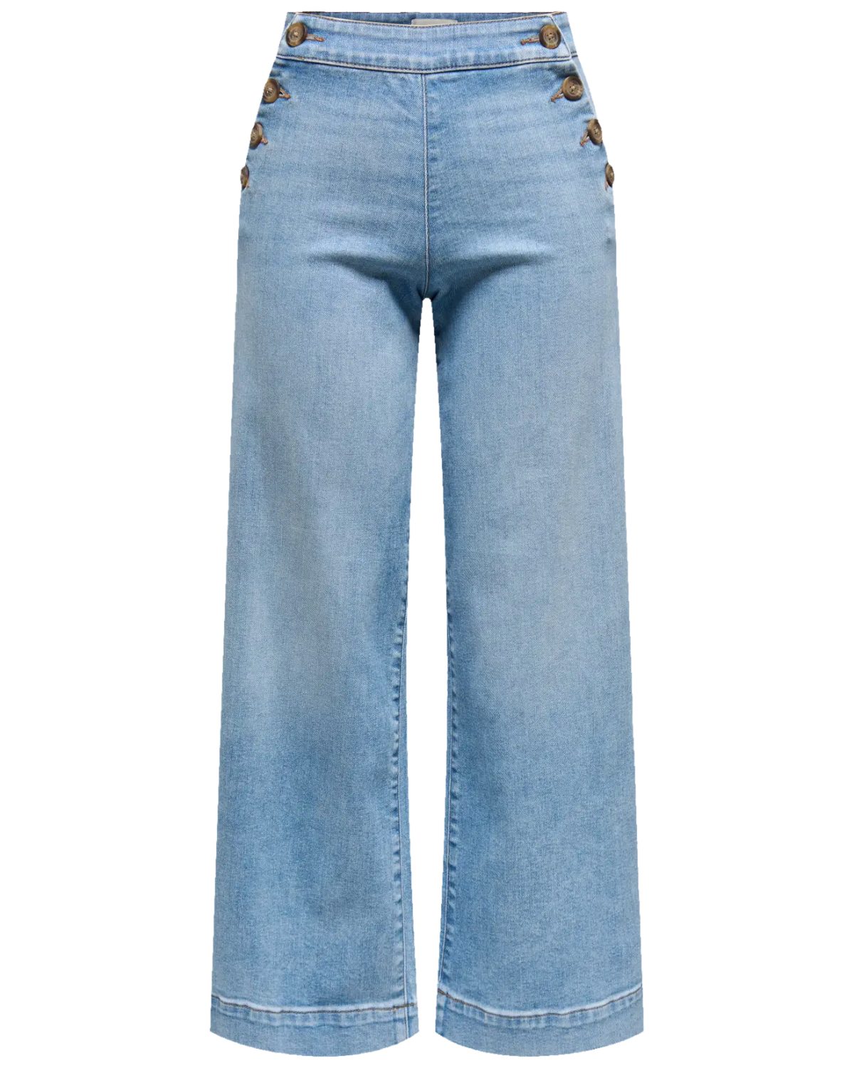 ONLY Weite Jeans Modische Wide-Fit-Jeans aus elastischem Denim günstig online kaufen