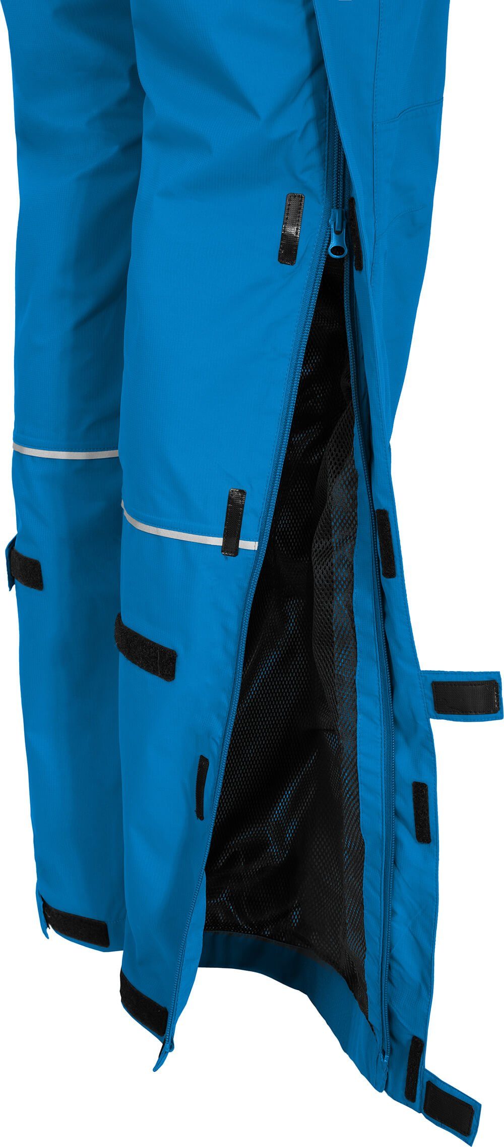 Bergson Regenhose LYNDE COMFORT Damen Wassersäule, Regenhose, Netzfutter, blau 12000 mm Kurzgrößen