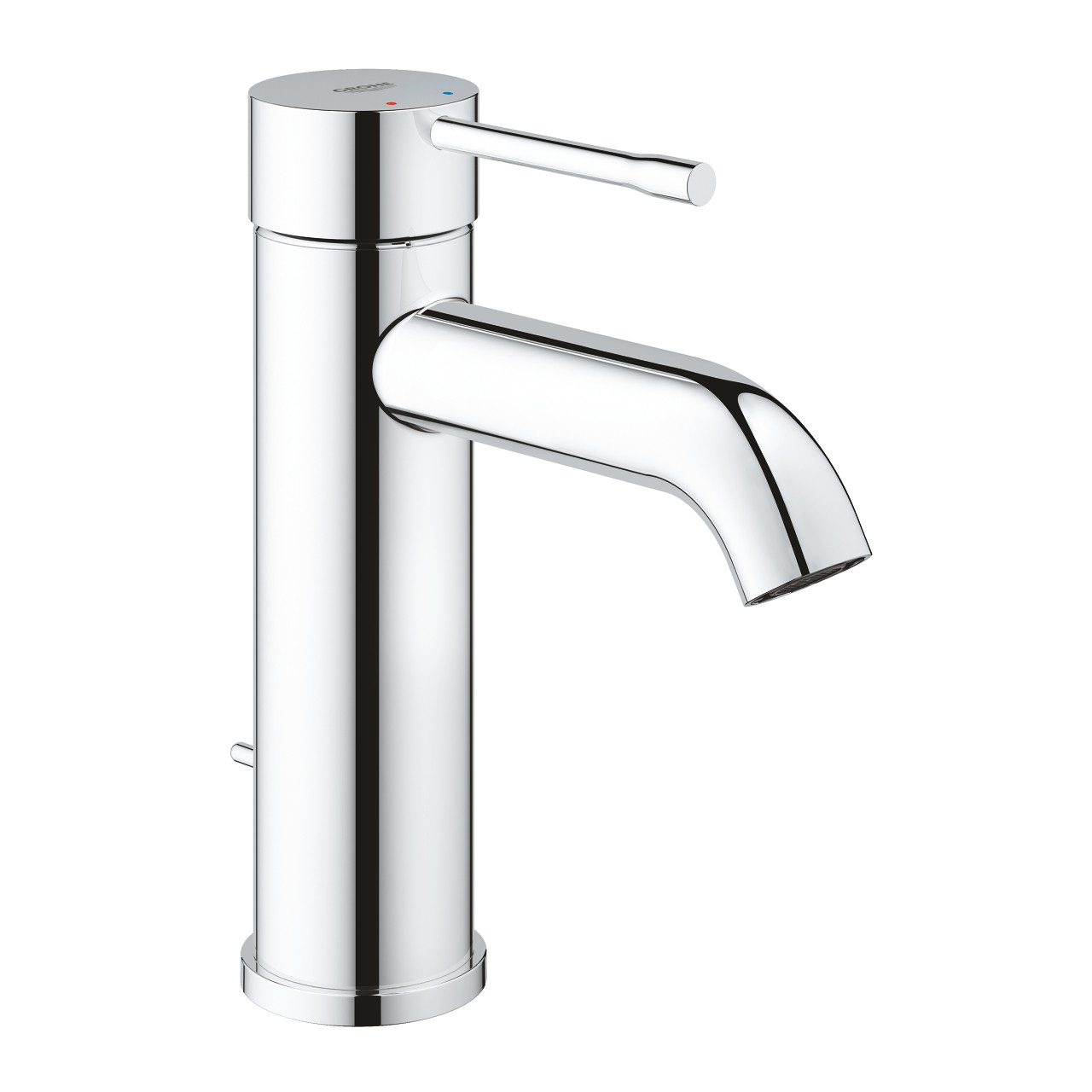 Grohe Standarmatur Essence Einhand-Waschtischbatterie, 1/2 Zoll, S-Size, chrom (23589001)