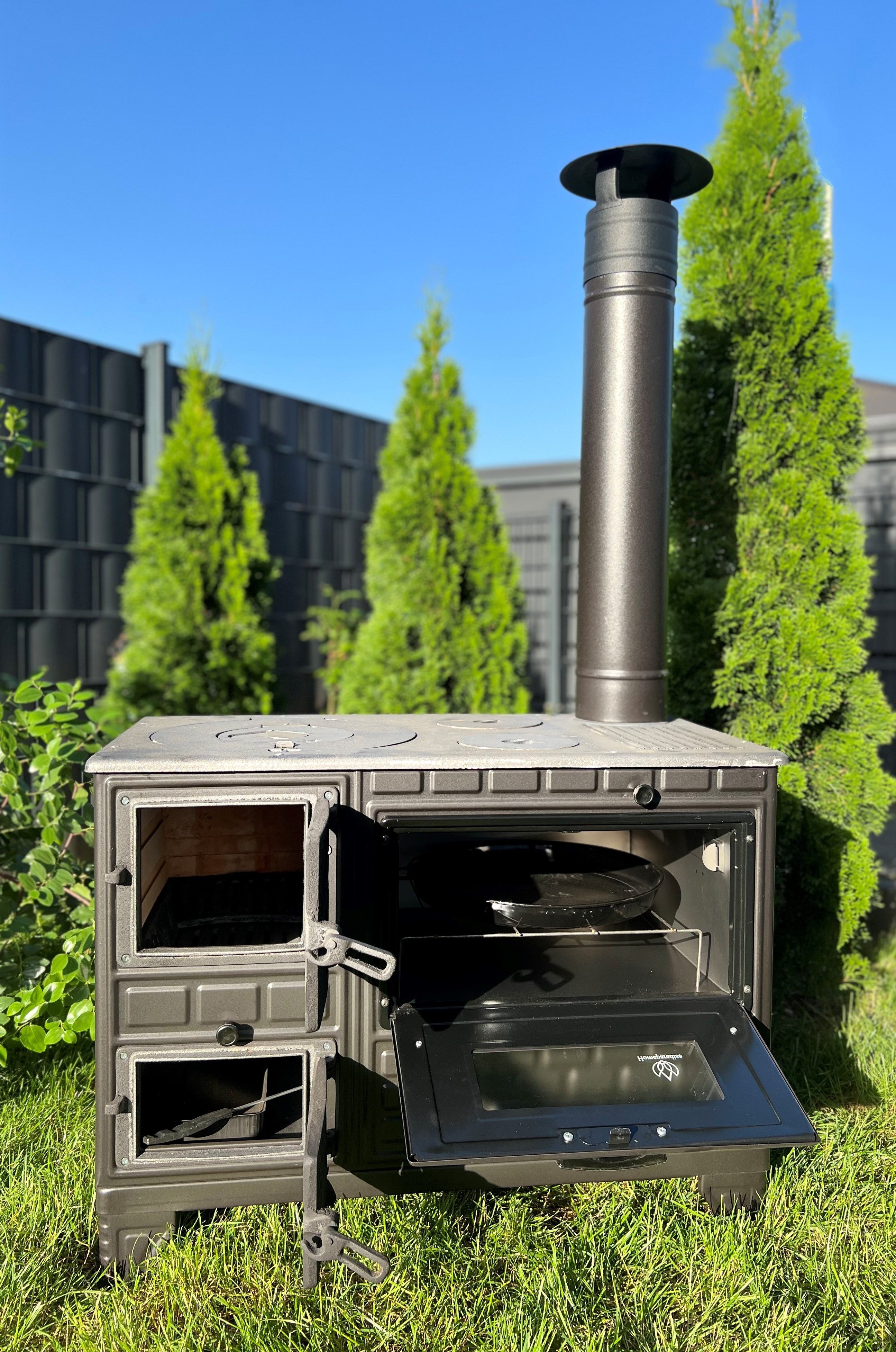 Homeparadise Grillkamin Outdoor Küchenofen Gartenofen Terrassenofen Gartenküche Holzofen Ofen