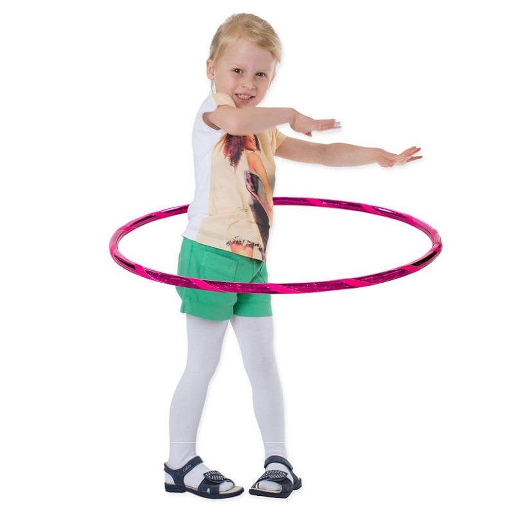 Hula-Hoop-Reifen Super Star Kinder Hula Hoop, Ø70cm, Pink-Pink