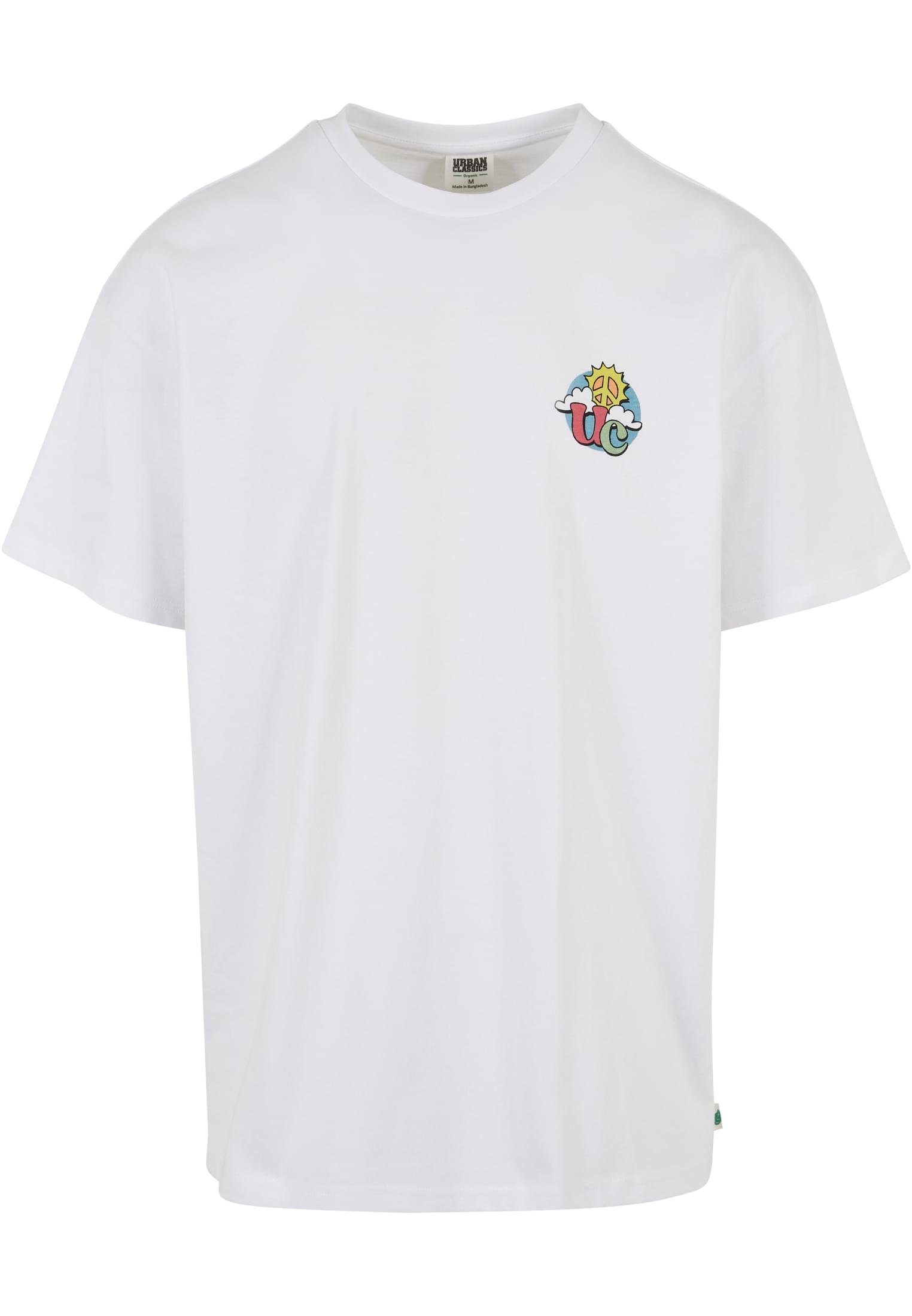 URBAN CLASSICS Kurzarmshirt Herren Organic Cloudy Tee (1-tlg) white | T-Shirts