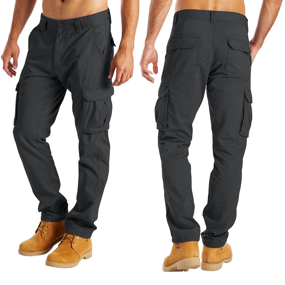BlauerHafen Cargohose BlauerHafen Herren Cargo Hose 6 Taschen 100% Baumwoll günstig online kaufen