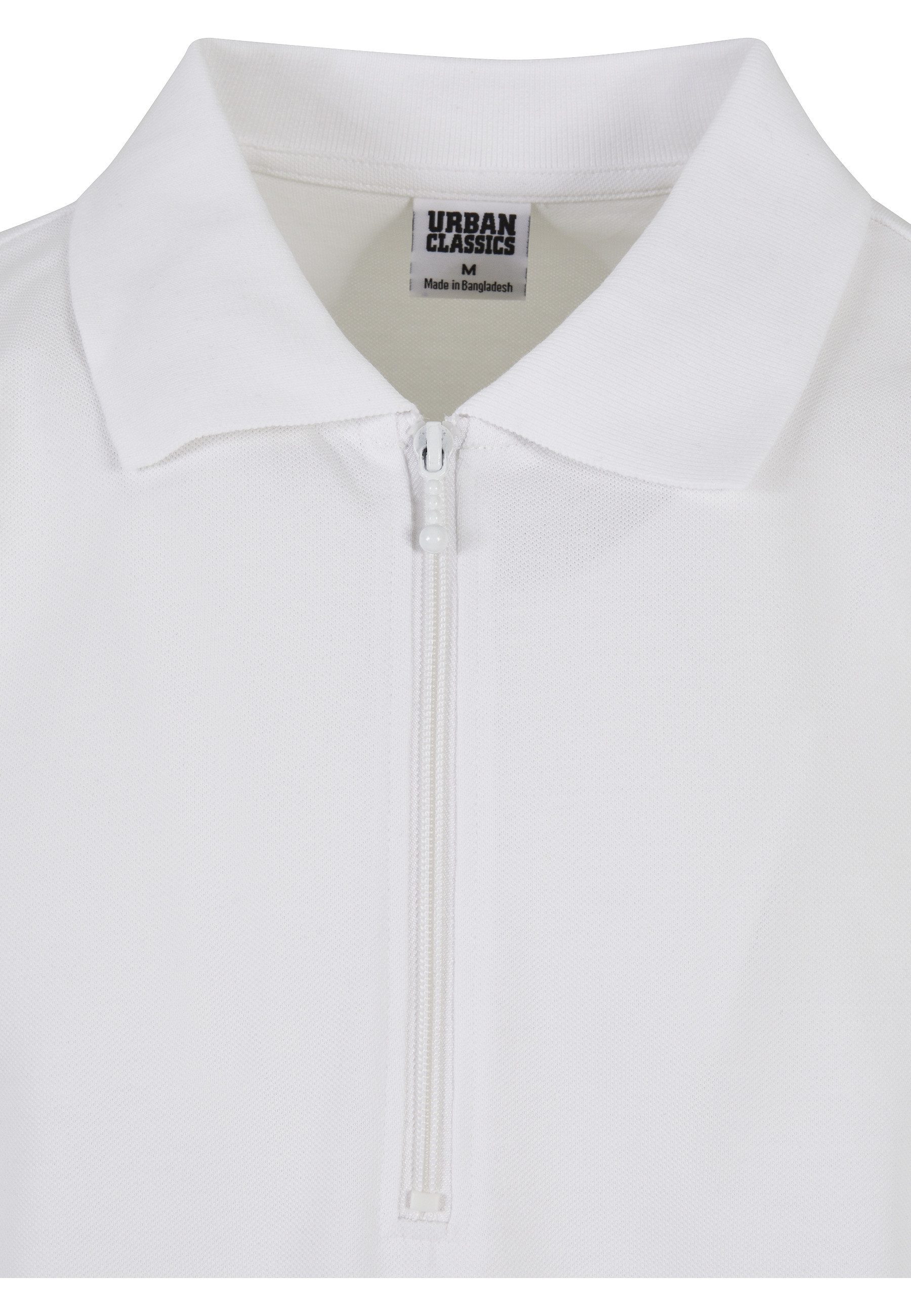 URBAN CLASSICS Poloshirt Urban Classics Herren Oversized Zip Polo (1-tlg)