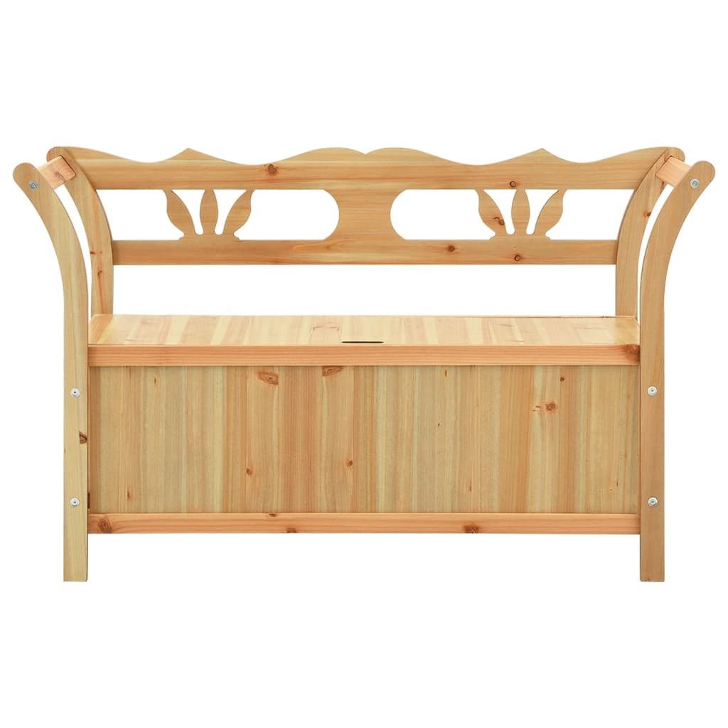 furnicato Truhenbank Sitzbank aus massivem Tannenholz und Holzwerkstoff 107x45x75,5 cm (1-St)