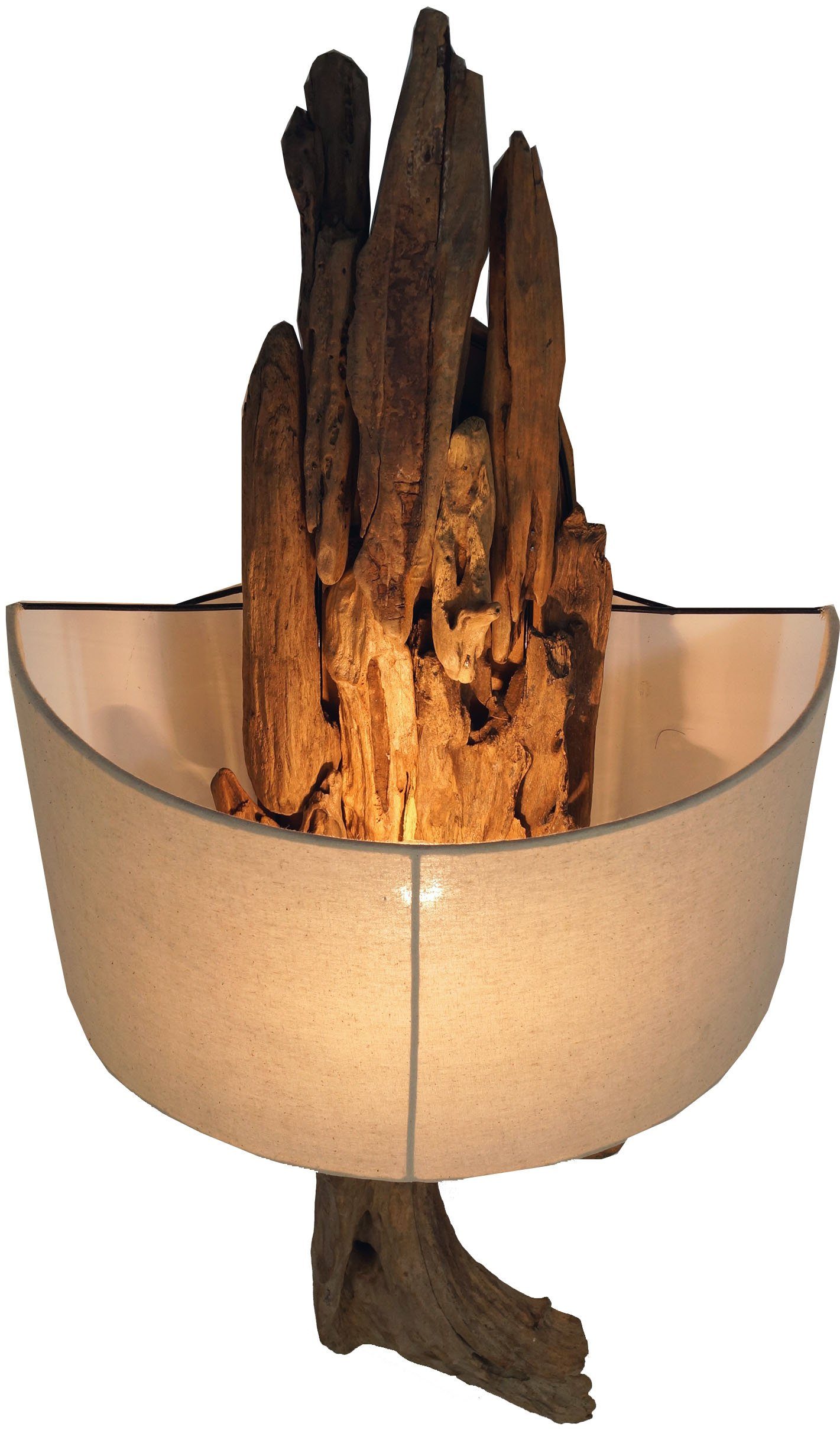 Guru-Shop Wandleuchte Wandlampe, in Bali handgefertigt aus.., Leuchtmittel nicht inklusive