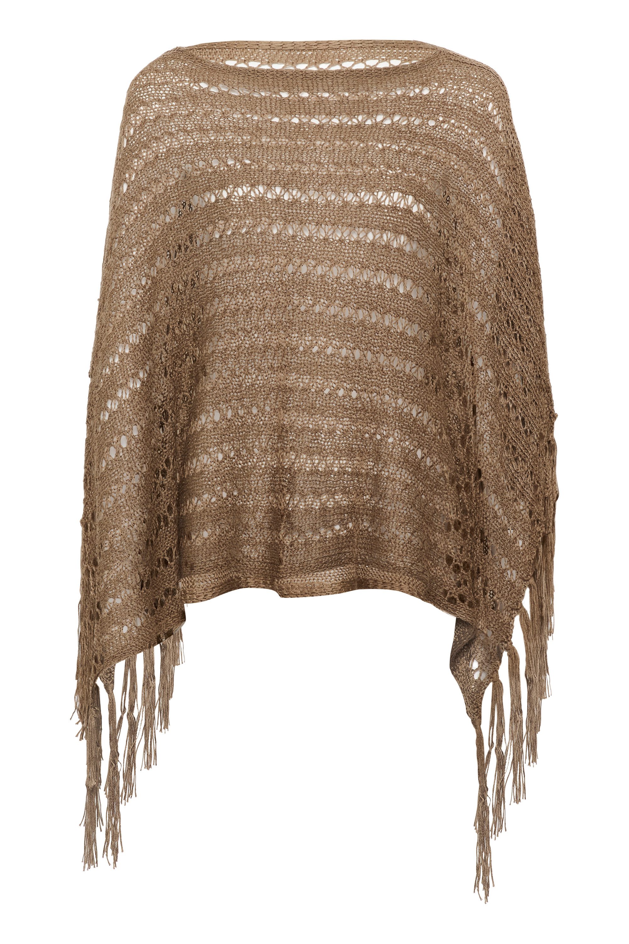 Cream Strickponcho Poncho CRAlpah