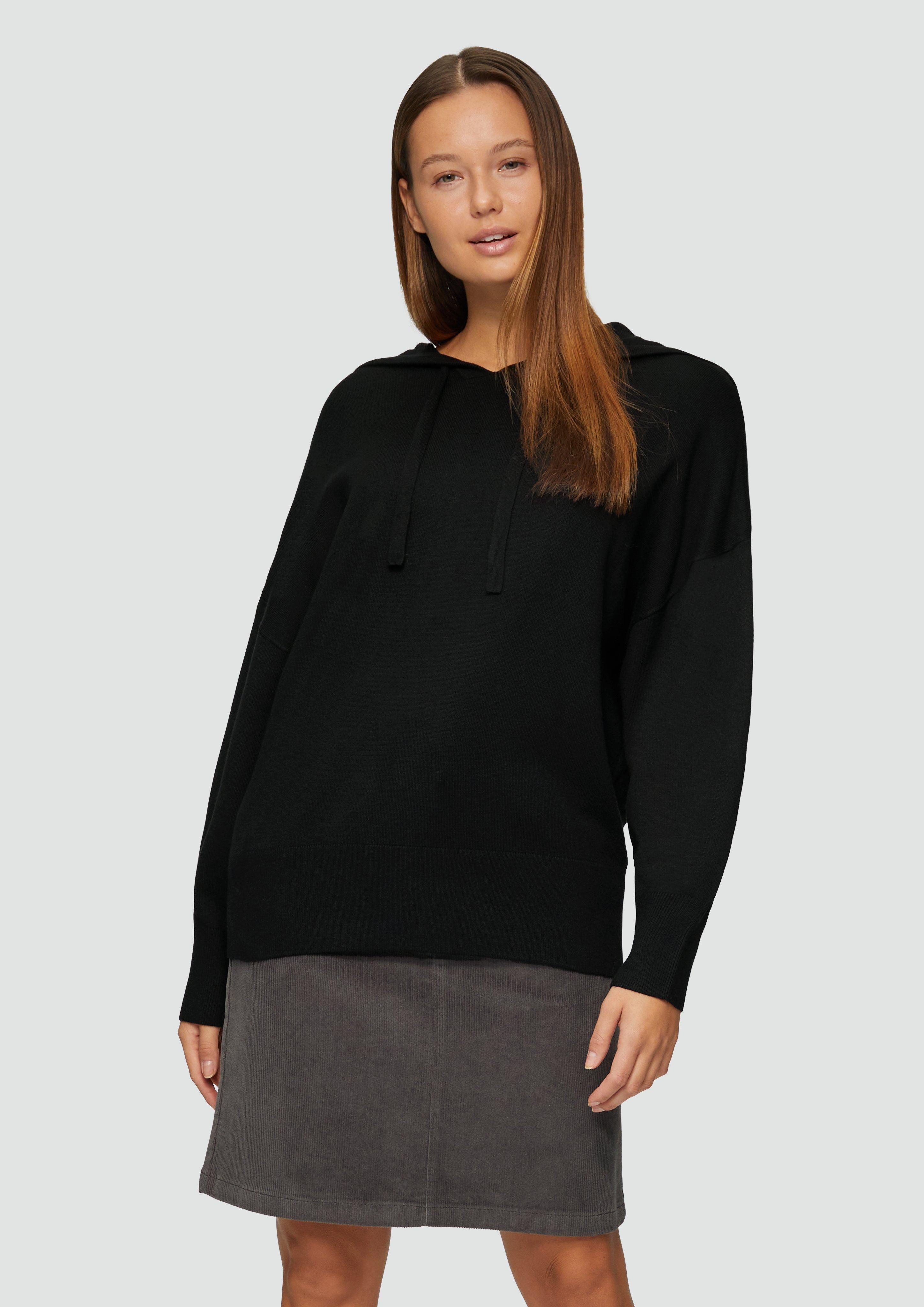 s.Oliver Strickpullover Oversized Strickpullover aus Viskosemix günstig online kaufen