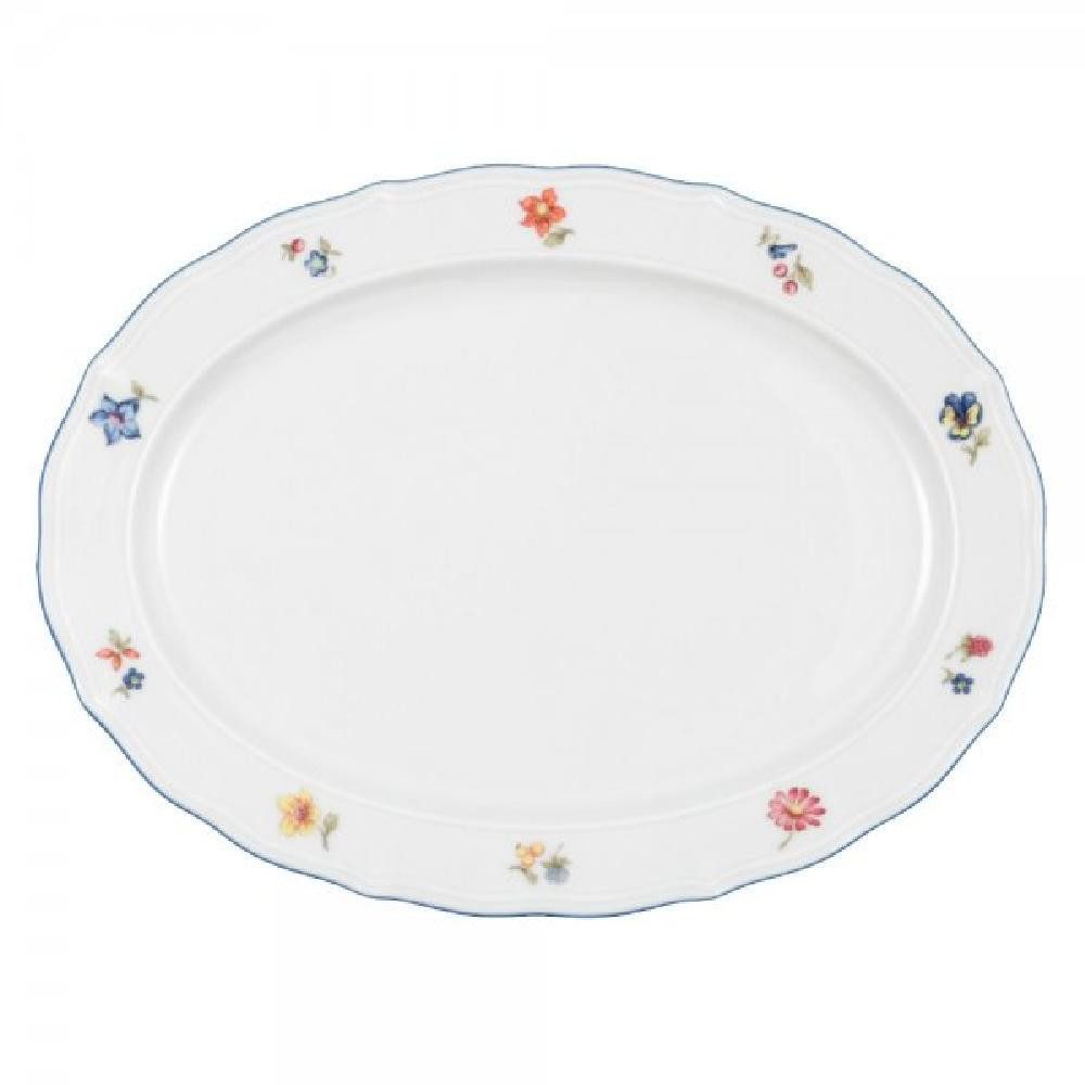 Seltmann Weiden Servierplatte Servierplatte Sonate Nostalgie Weiß (31x23cm)