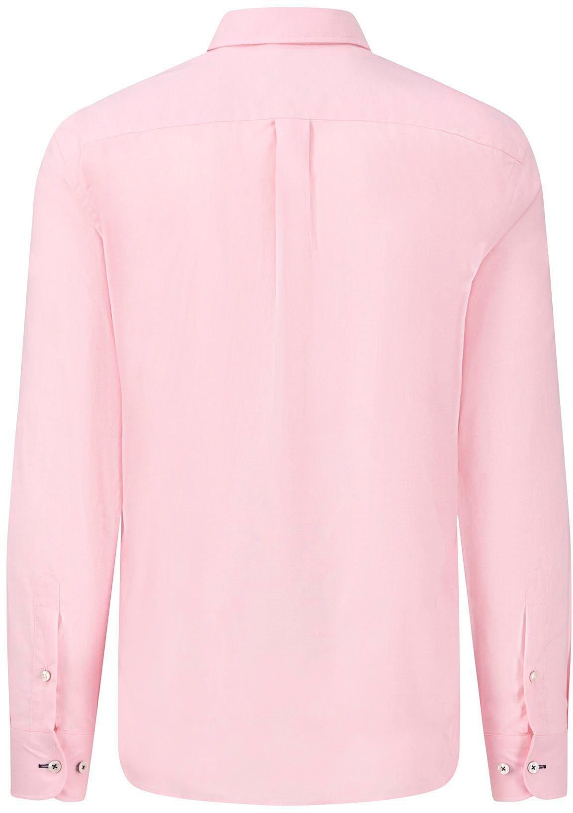 Langarmhemd Button-Down-Kragen FYNCH-HATTON pink mit