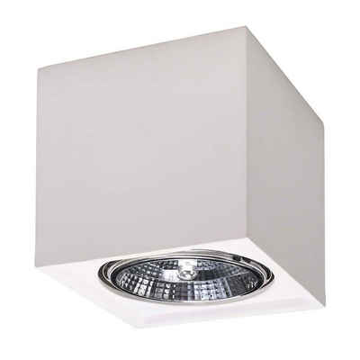 etc-shop LED Deckenspot, Leuchtmittel nicht inklusive, Wandleuchte Wandspot Weiß Modern Keramik Esszimmer Wohnzimmer Küche