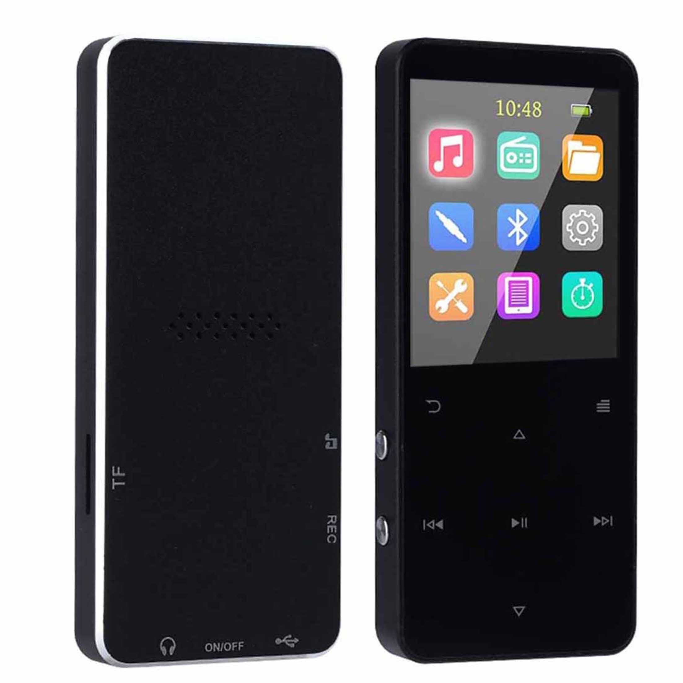 KINSI 16GB verlustfreier Bluetooth MP3, Studenten-Walkman, Musikspieler MP3-Player (16 GB, bluetooth, Fotoalbum, Wecker, E-Reader, Bluetooth 5.0, 1,8-Zoll-Farbbildschirm)