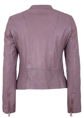 Gipsy Lederjacke GWElyza Gipsy - Damen Echtleder Lederjacke Lammnappa lila