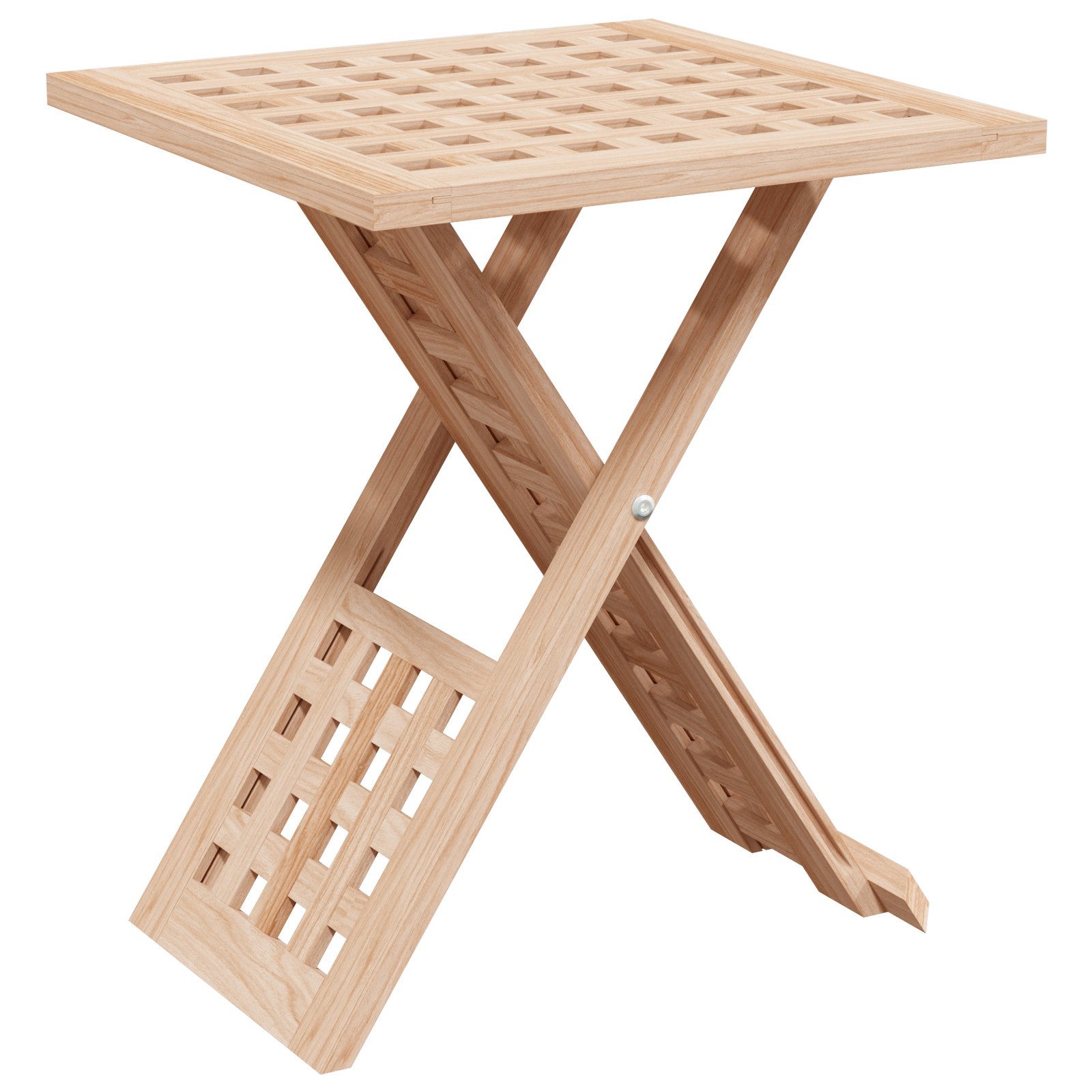 Couchtisch Couchtisch Klappbar 33x33x40,5 cm Massivholz Walnuss
