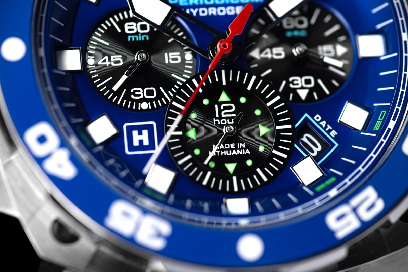 Vostok Europe Chronograph Hydrogen Chronograph 650A720-B – Herrenuhr 45,5 m günstig online kaufen