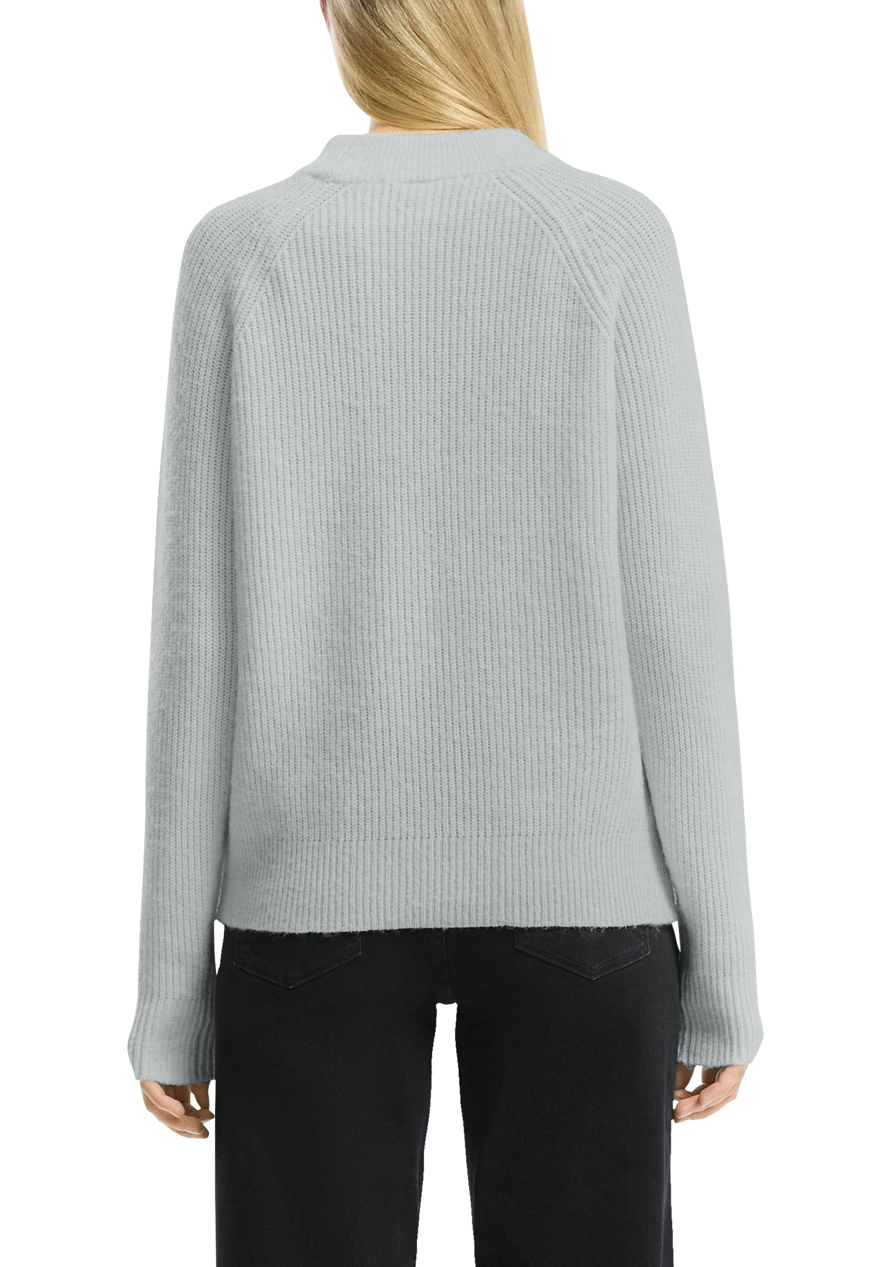 QS Strickpullover mit Stehkragen günstig online kaufen