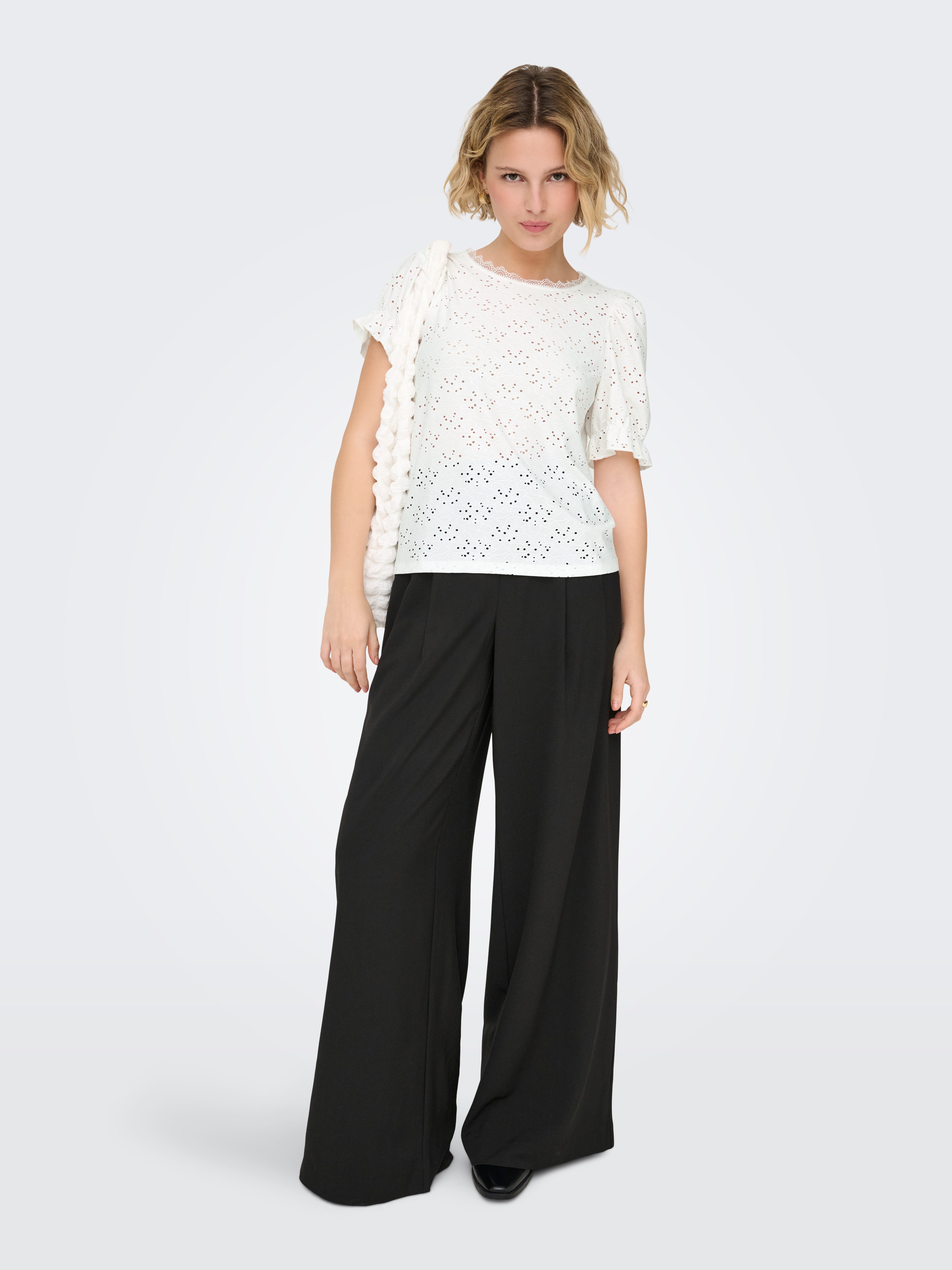 ONLY Kurzarmshirt ONLNEW SMILLA LIFE S/S PUFF TOP JRS – Bild 3 von 5