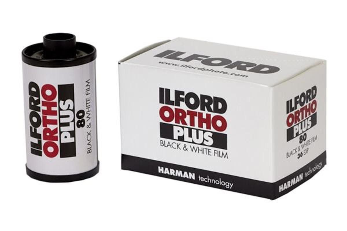 Illford Schwarzweißfilm Ortho Plus 135/36 KB-Film