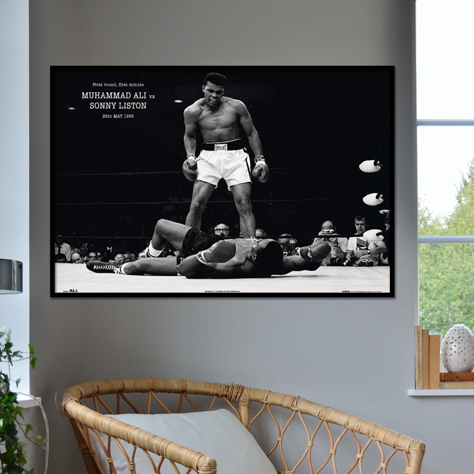 PYRAMID Poster Muhammad Ali vs. Sonny Liston Poster 91,5 x 61 cm günstig online kaufen