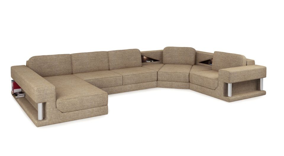 JVmoebel Ecksofa Modern Ecksofa Couch Polster Leder Sofa Design Wohnlandschaft