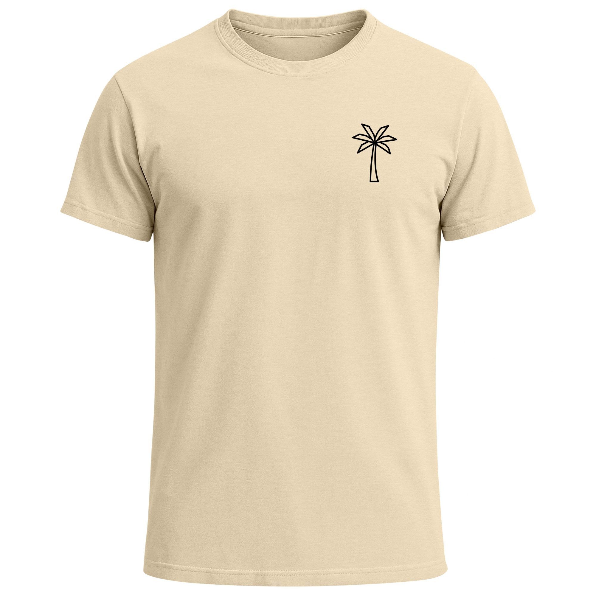 Neverless Print-Shirt Herren T-Shirt Palme Print günstig online kaufen
