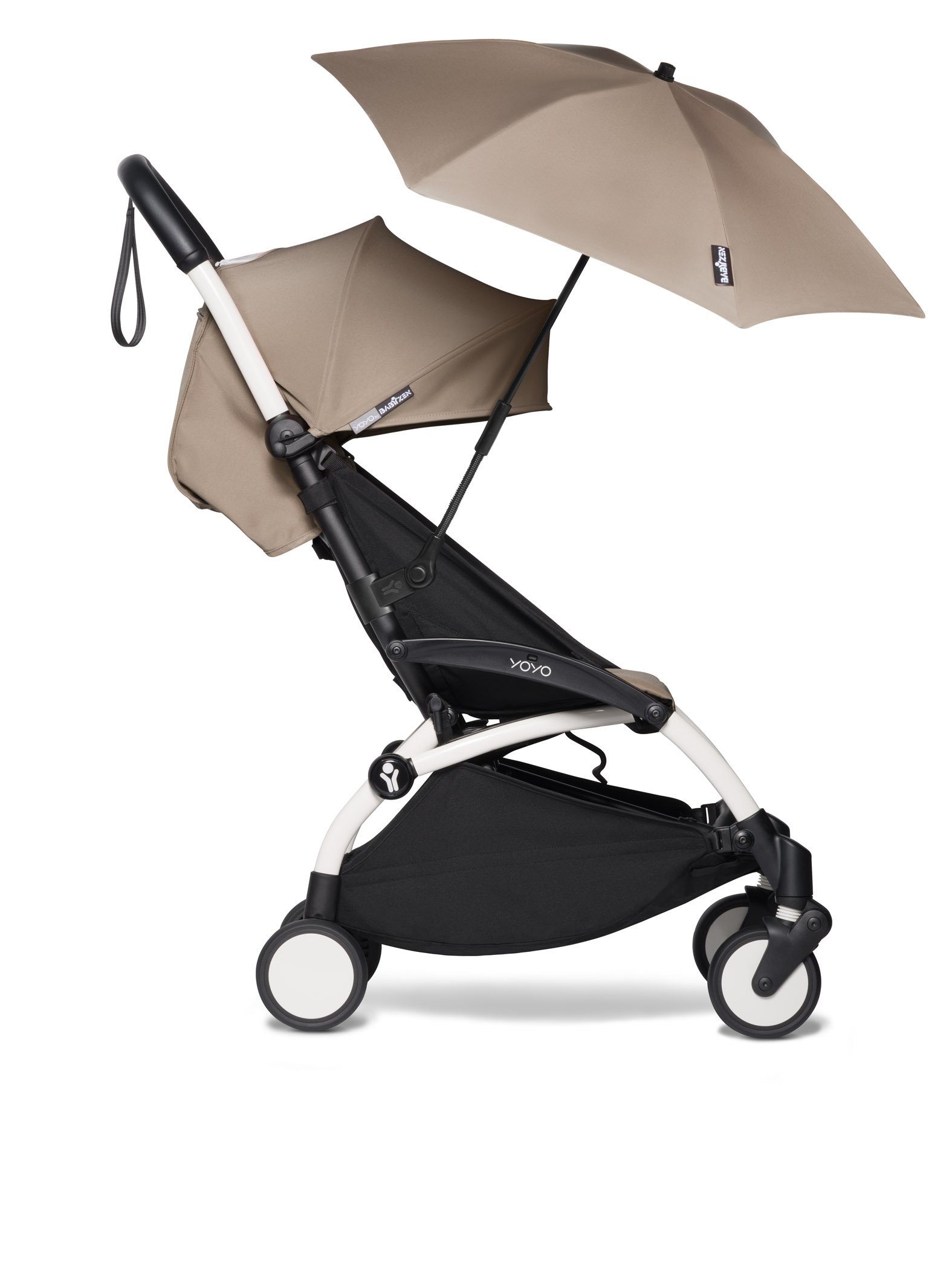 für BABYZEN Gestell Sonnenschirm / Regenschirm das Kinderwagenschirm YOYO Taupe