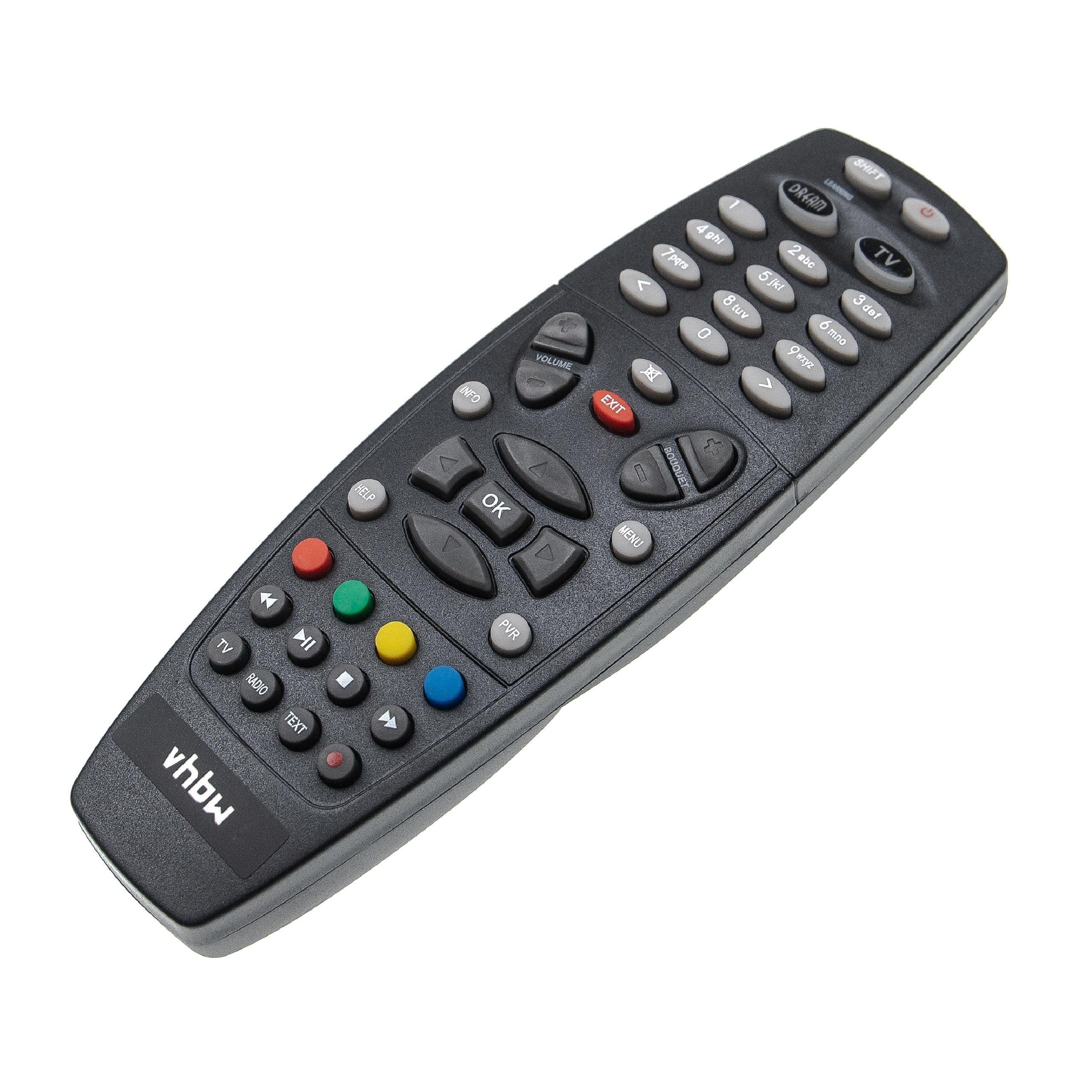 vhbw Ersatz für Dreambox RC-10 für Streamingbox / DVB-Receiver / Fernbedienung