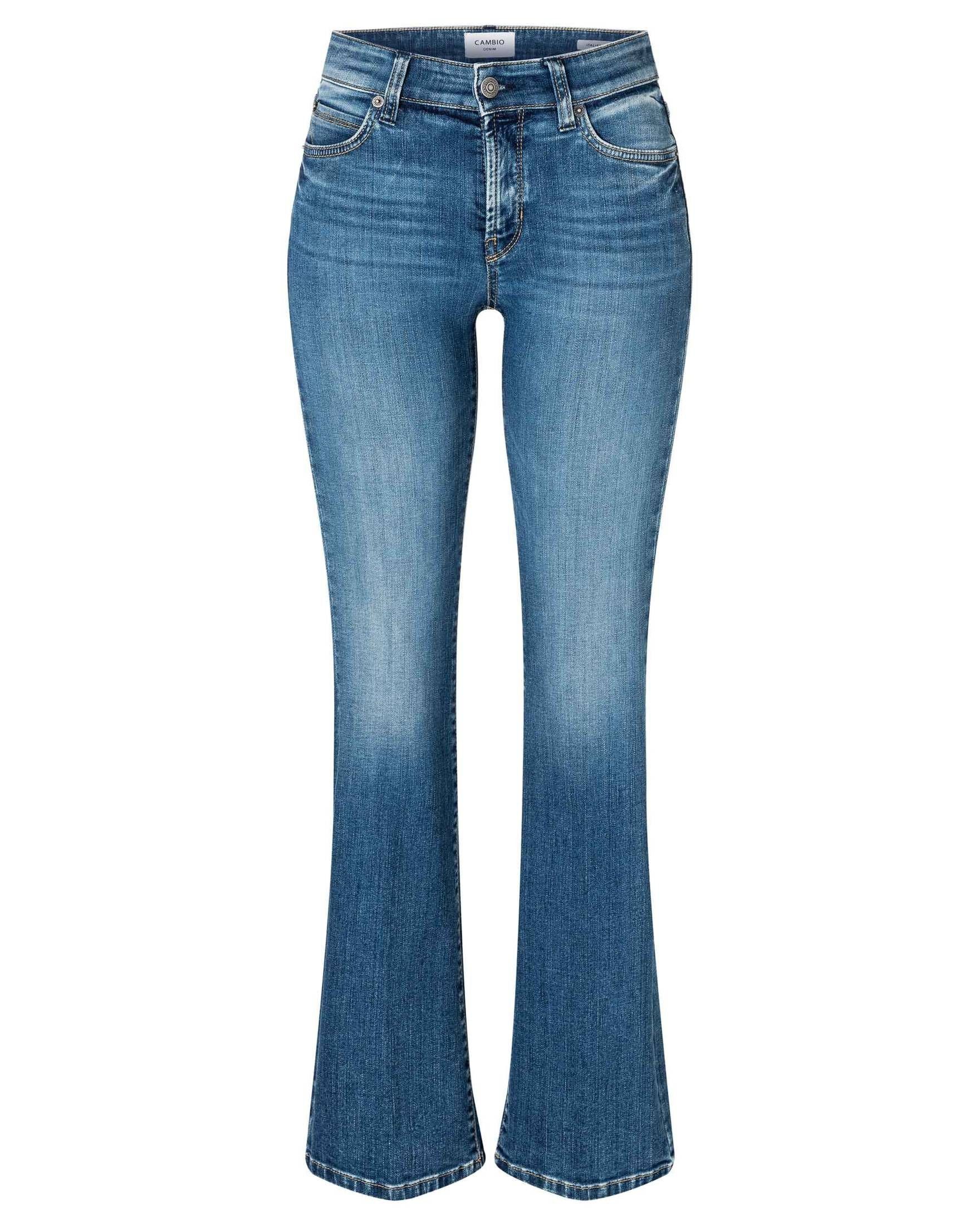 Cambio 5-Pocket-Jeans Damen Bootcutjeans (1-tlg)