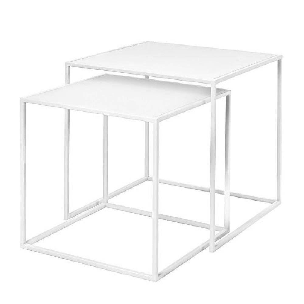 blomus Beistelltisch Beistelltische Fera Weiß (2-teilig)