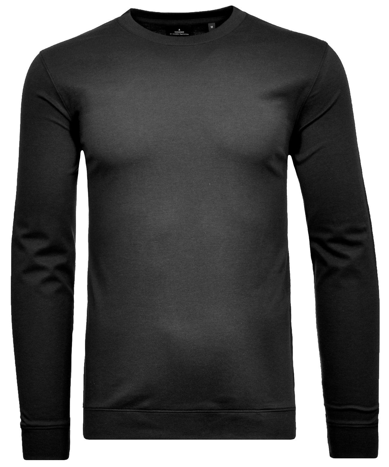 RAGMAN Langarmshirt Schwarz