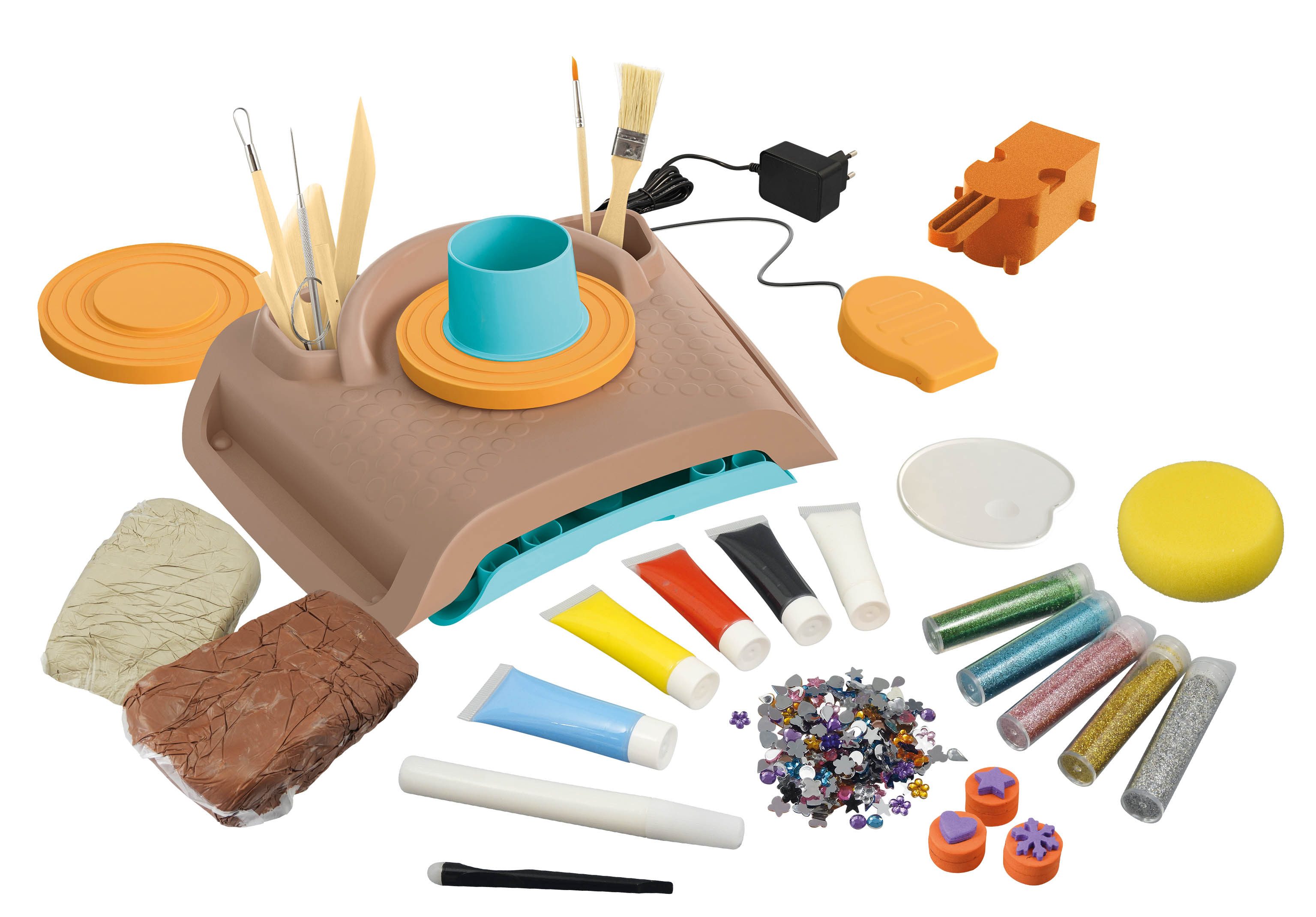 Buki France Experimentierkasten BUKI Professional Studio Töpferwerkstatt mit 2 kg Ton, (1-tlg)