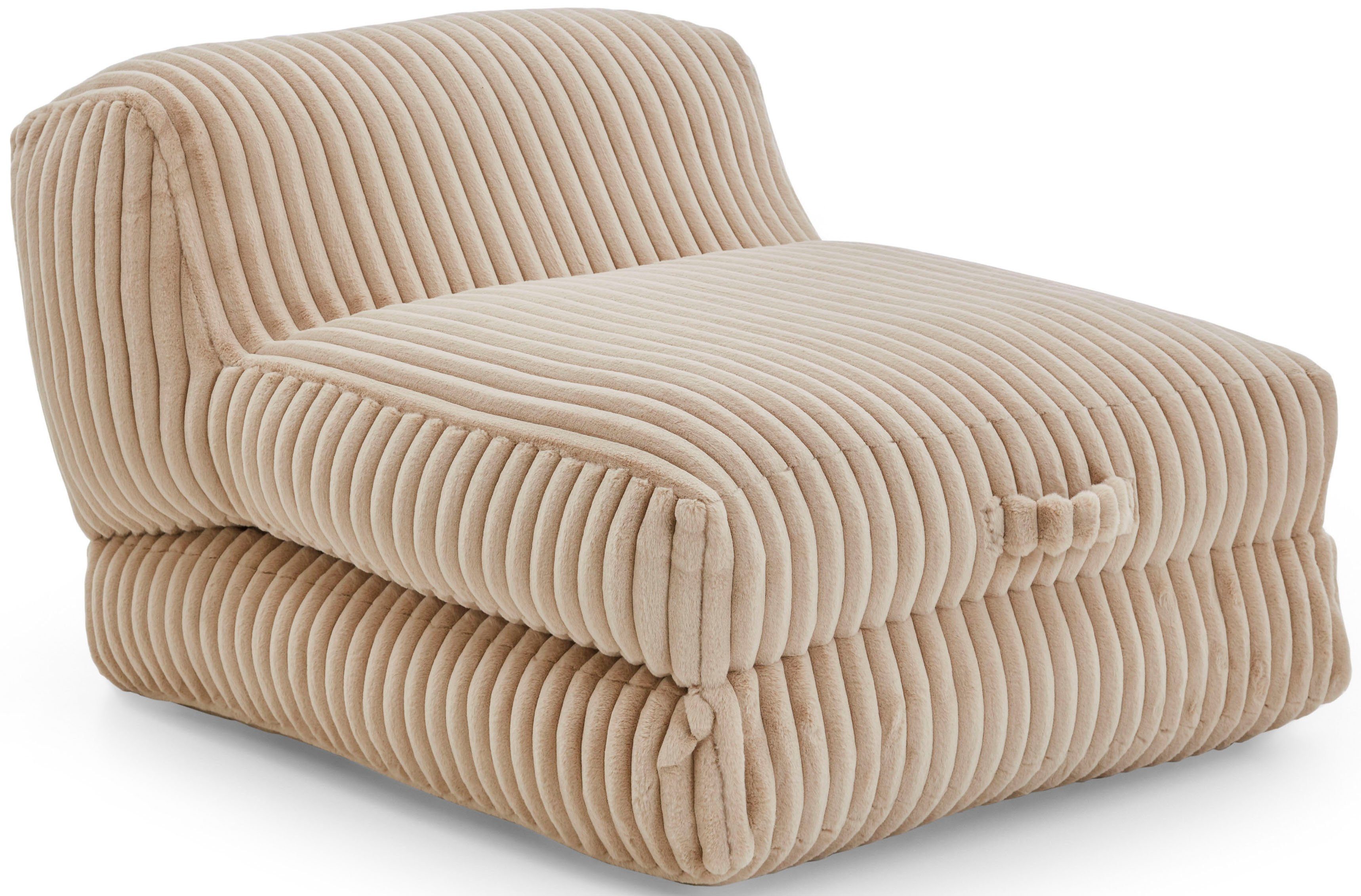 INOSIGN XXL-Sessel Pia, Loungesessel in Megacord, günstig online kaufen