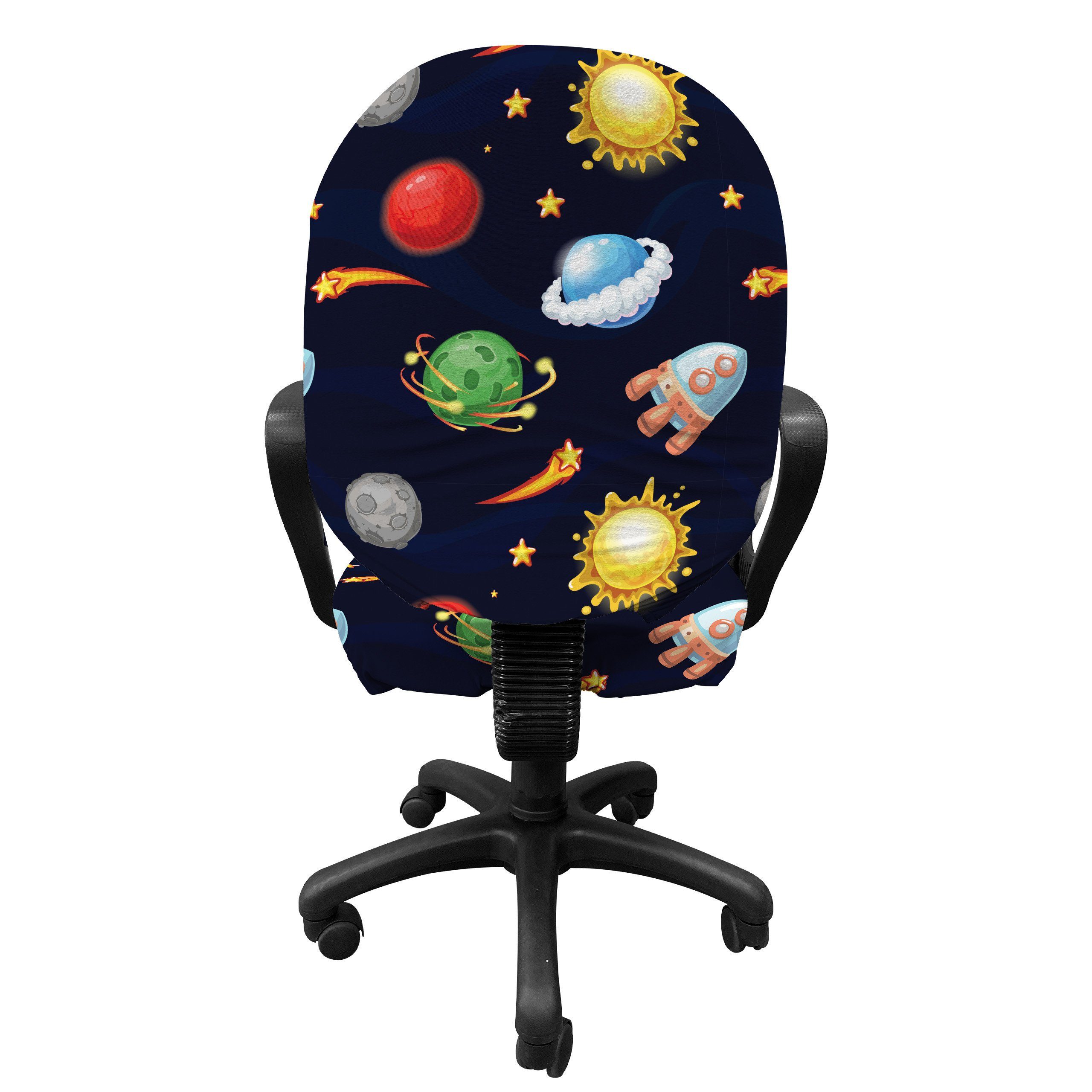 Abakuhaus Bürostuhlhusse dekorative Schutzhülle aus Stretchgewebe, Platz Co günstig online kaufen