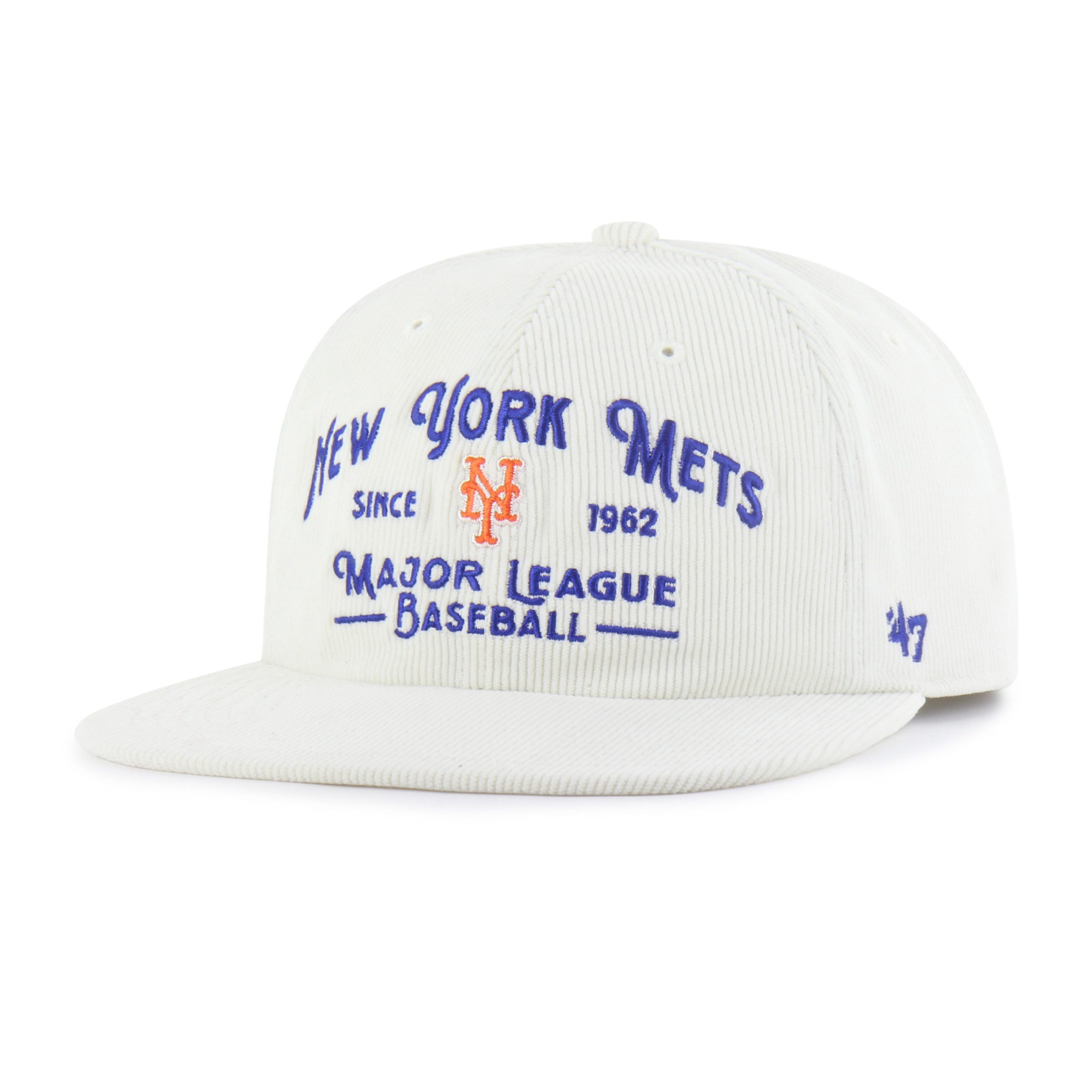'47 Brand Snapback Cap '47 Brand Cap Whitlock '47 Captain Rl New York Mets Sandstone (Basecap, Basecap, Snapback Cap)