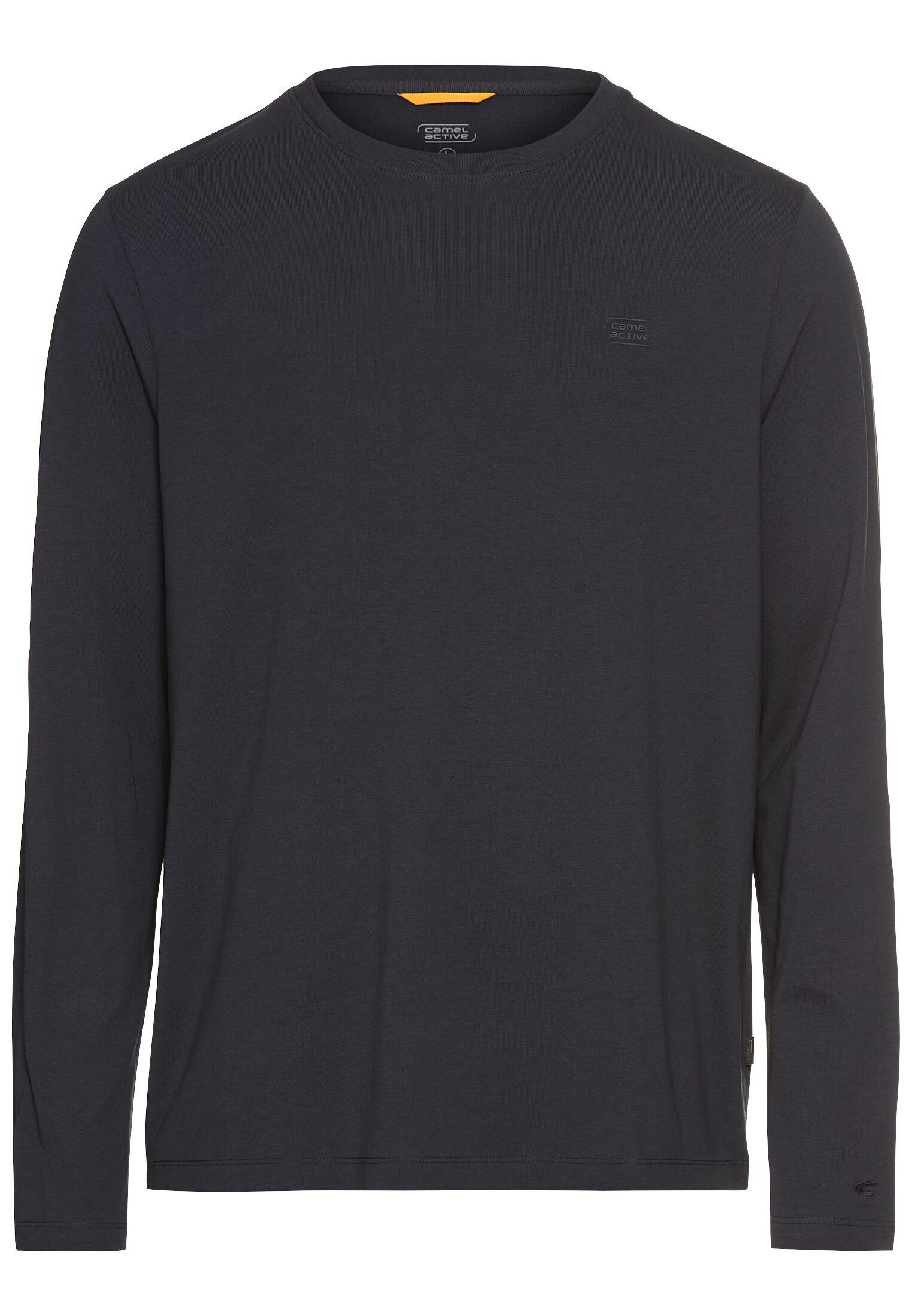 camel active Langarmshirt aus einem Baumwollmix günstig online kaufen
