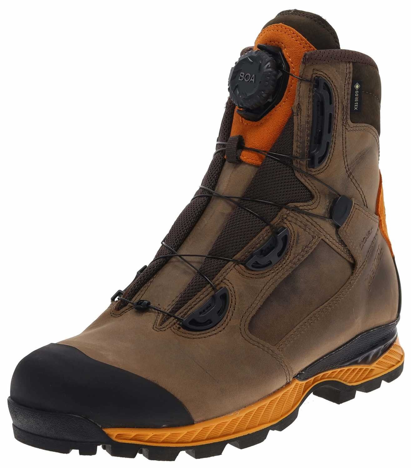 Meindl Meindl Herren Wanderschuh Sonnalp MFS BOA GTX Braun Orange Outdoorschuh