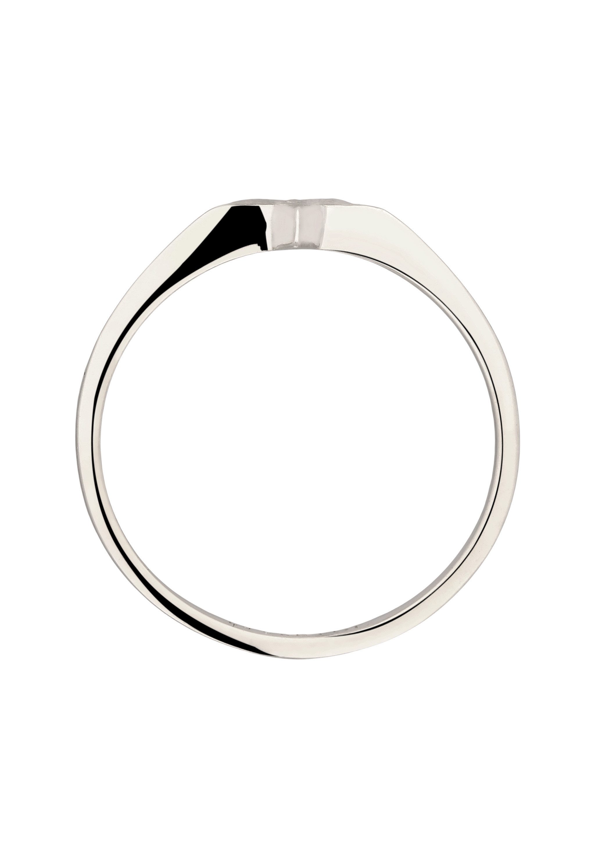 Kuzzoi Siegelring Siegeling Stern Stukturiert 925 Sterling Silber