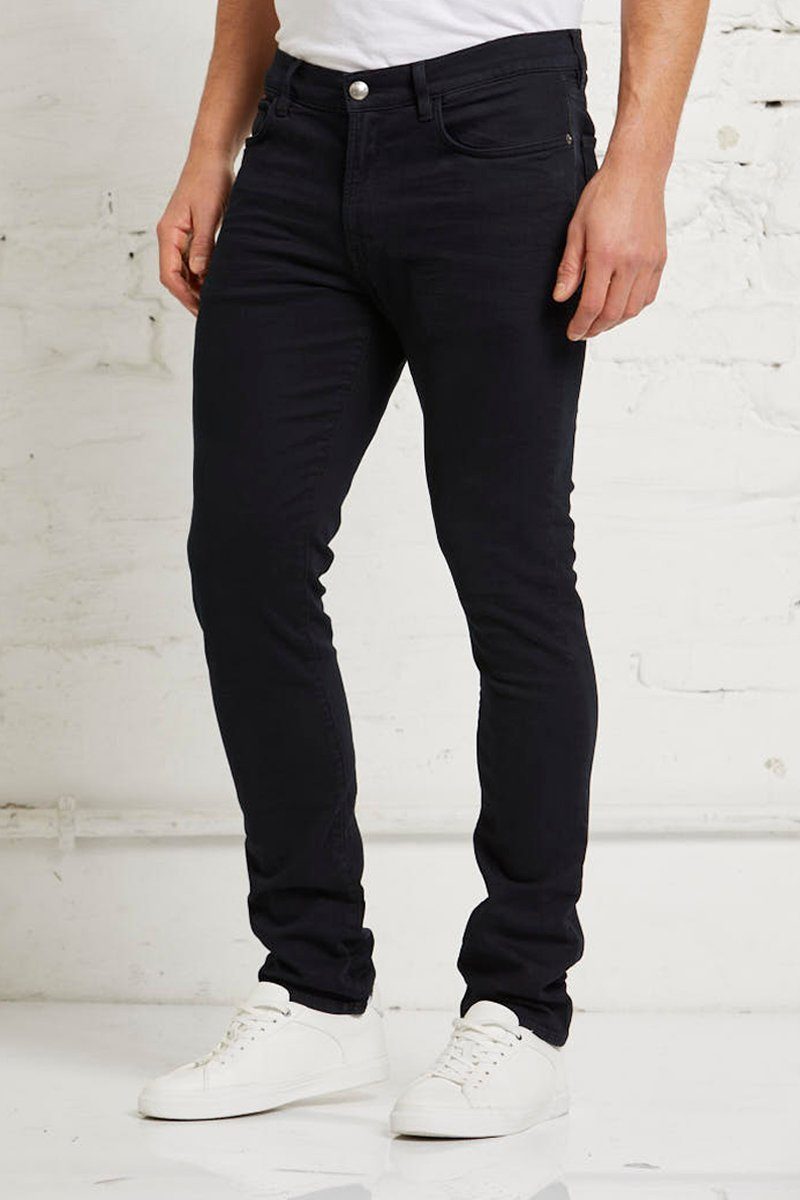 black overdye black - Steve Slim-fit-Jeans 99 wunderwerk high with flex slim