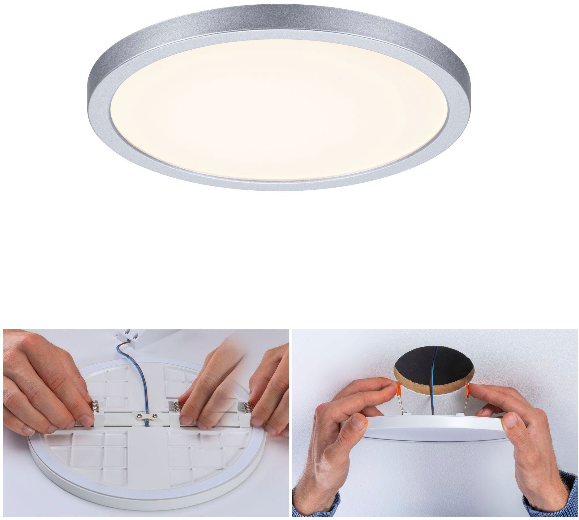 Paulmann LED Einbauleuchte Areo, mehrere integriert, Warmweiß, LED-Modul, Dimmbare LED-Leuchtmittel LED 3-Stufen-dimmbar, mit fest Helligkeitsstufen, Deckenleuchte integriertem