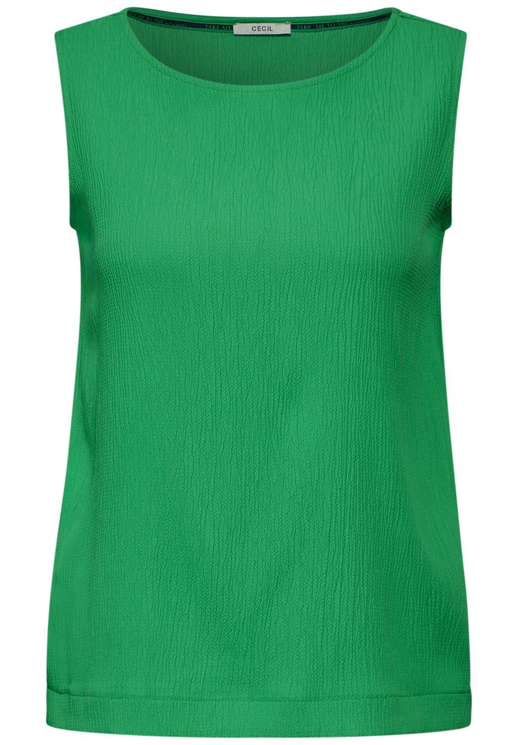 Cecil Blusenshirt Solid Structure Top günstig online kaufen