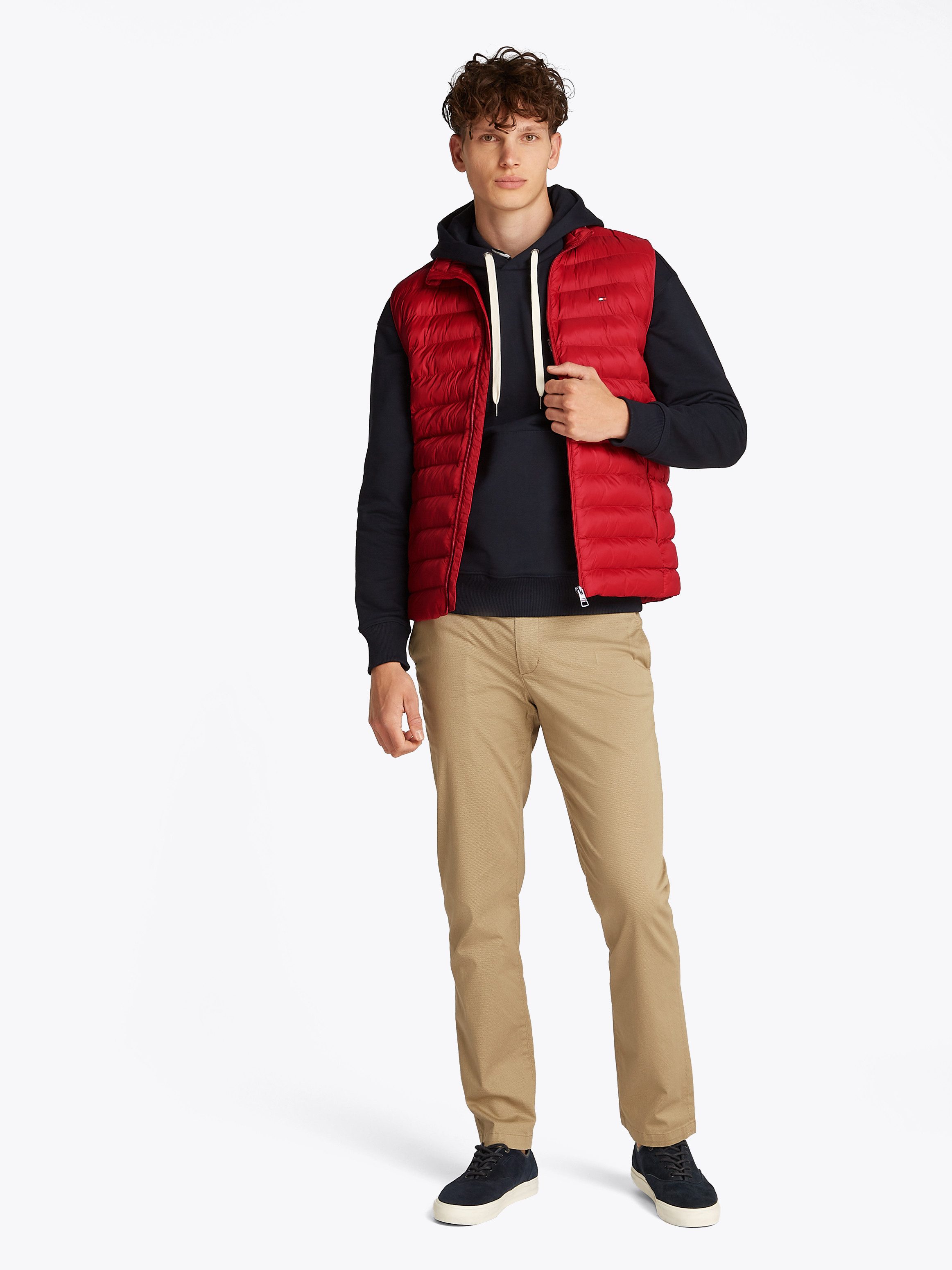 Tommy Hilfiger Steppweste PACKABLE RECYCLED VEST mit Logostickerei
