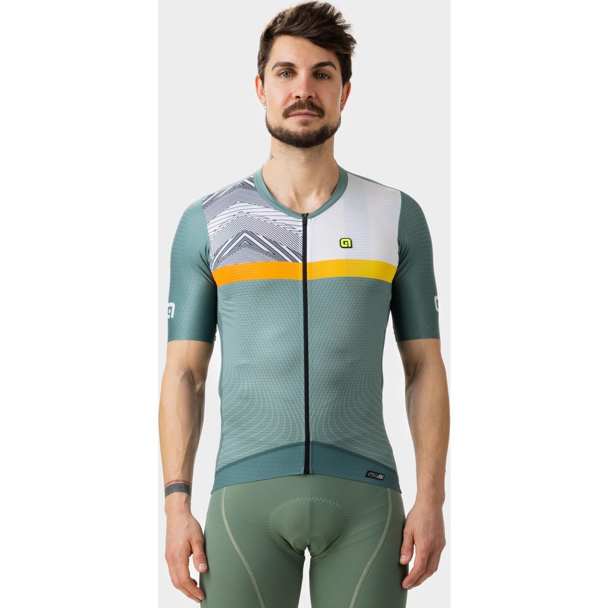 alé Radtrikot ZIG ZAG Kurzarm Trikot HERREN
